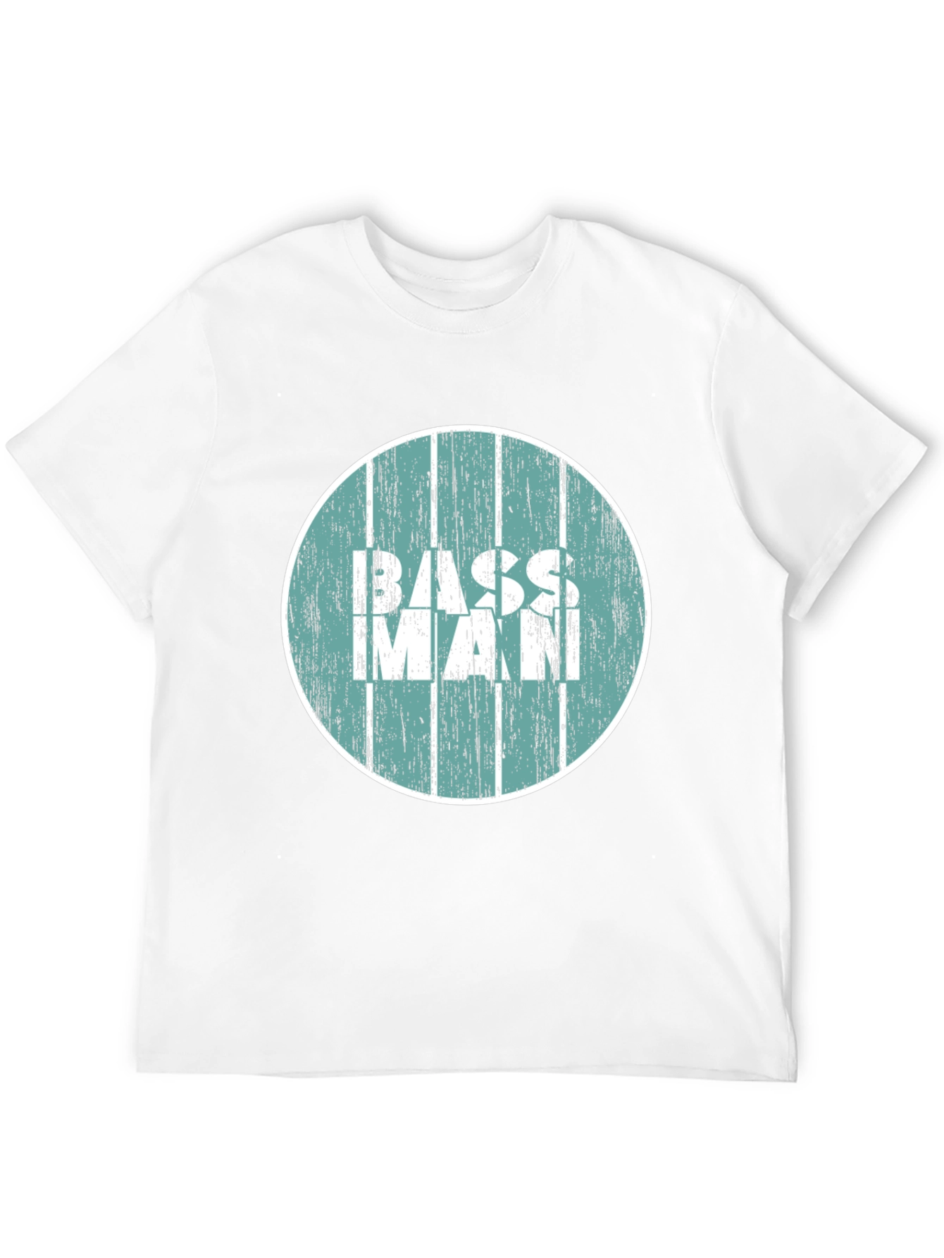 Bass Man Graphic Tee - Retro Style