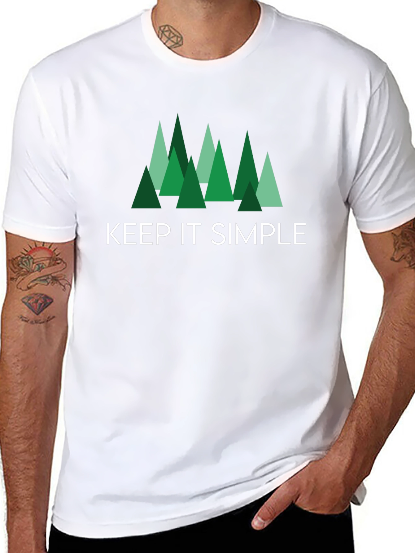 Keep It Simple Forest Graphic Tee