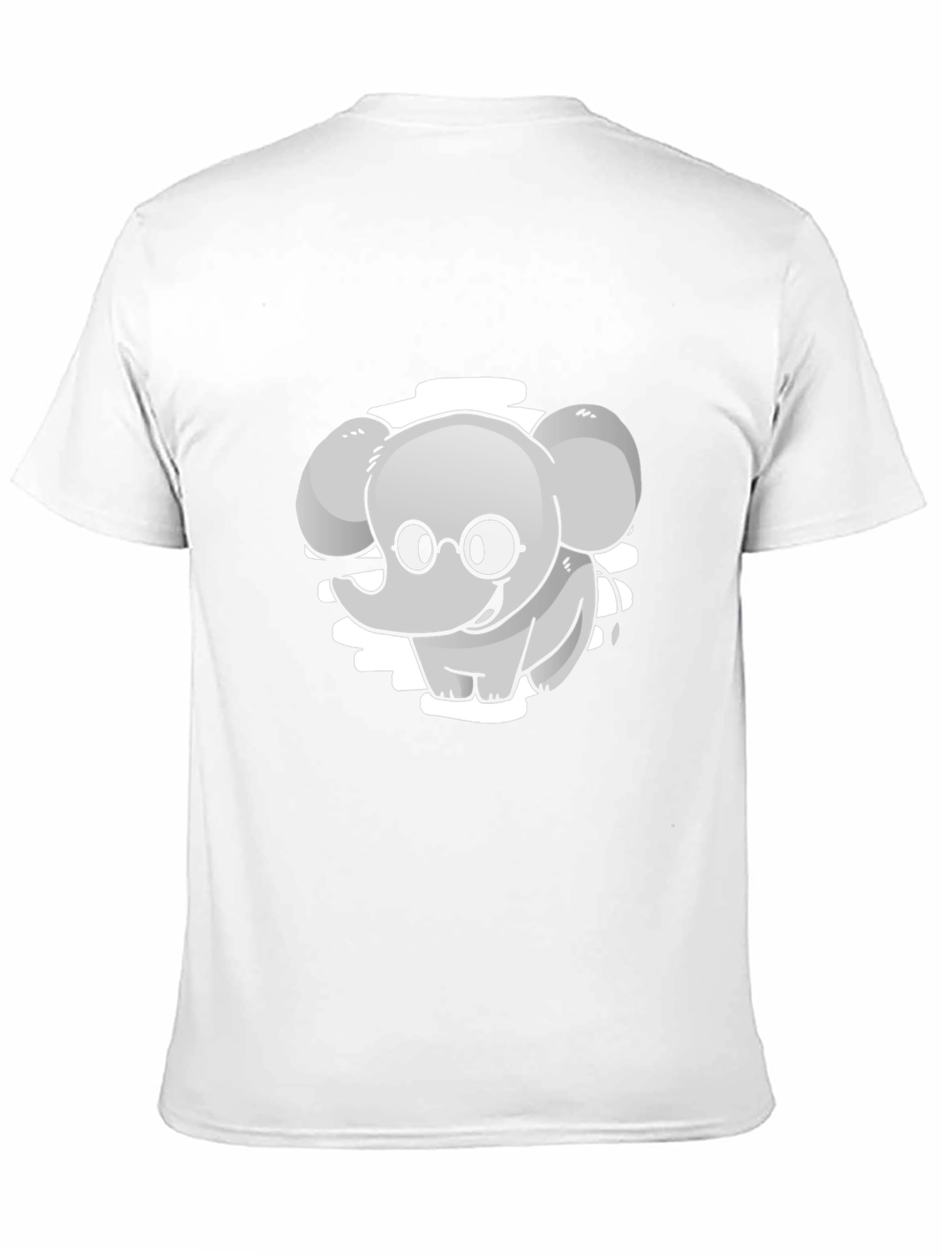 Cute Elephant Cartoon Graphic Tee