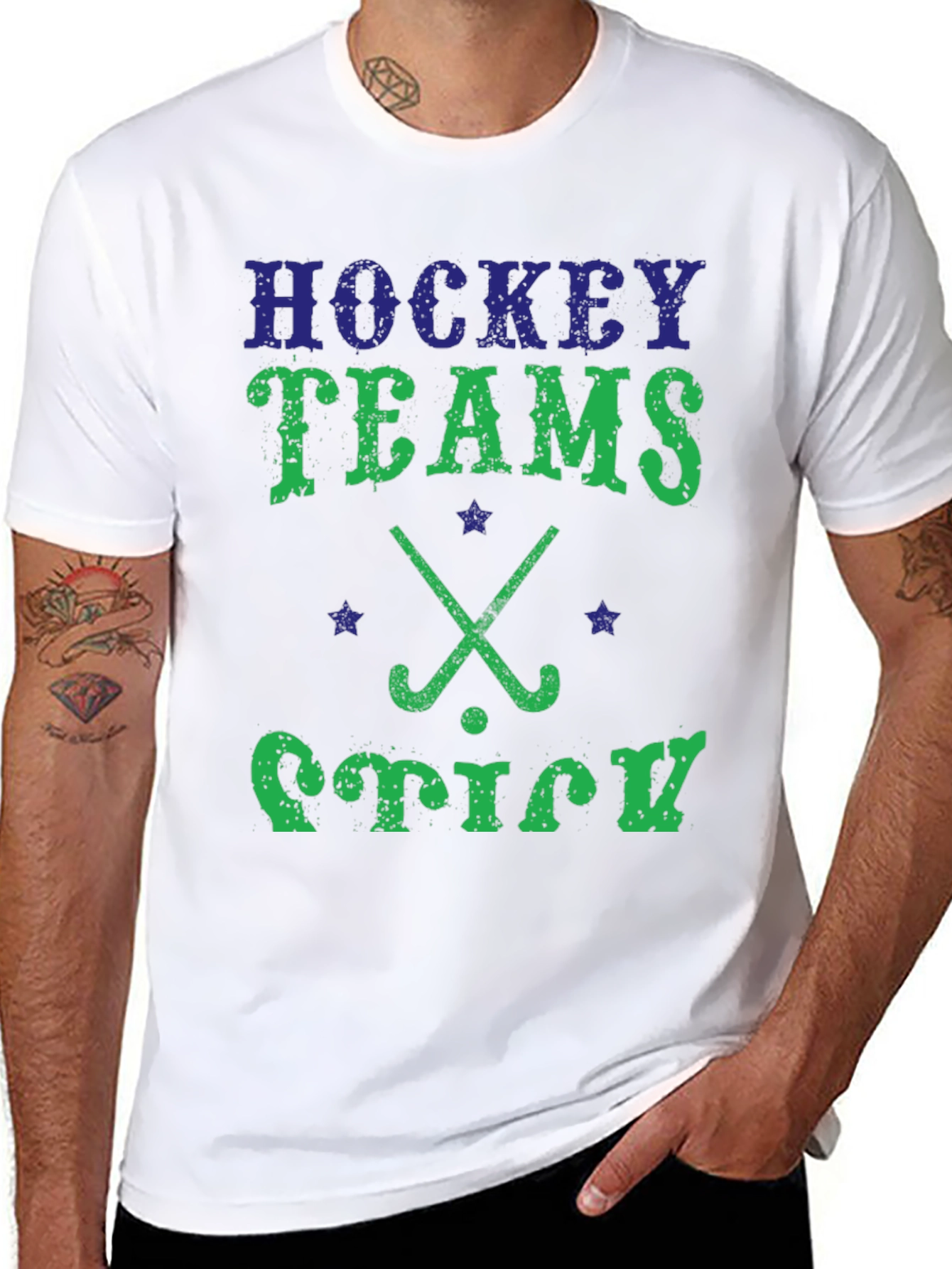 Hockey Teams Stick T-Shirt