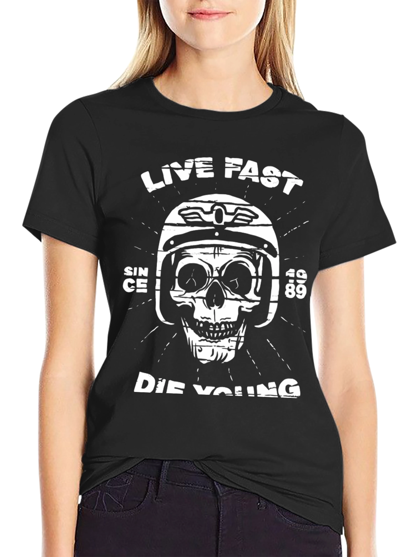 Live Fast Die Young Graphic Tee