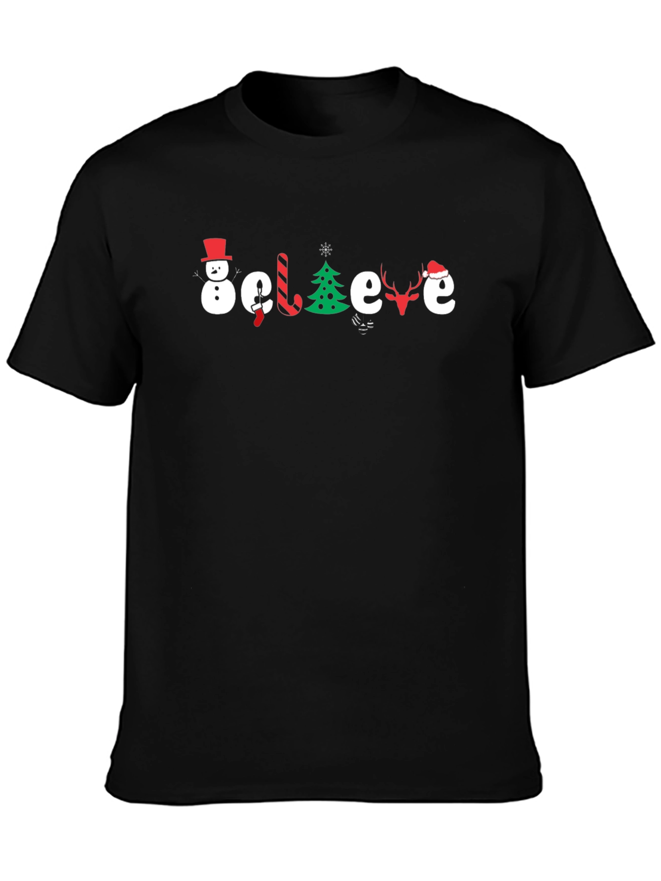 Believe Christmas Graphic Tee