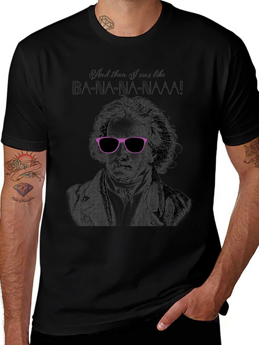 Beethoven Banana Sunglasses Graphic Tee
