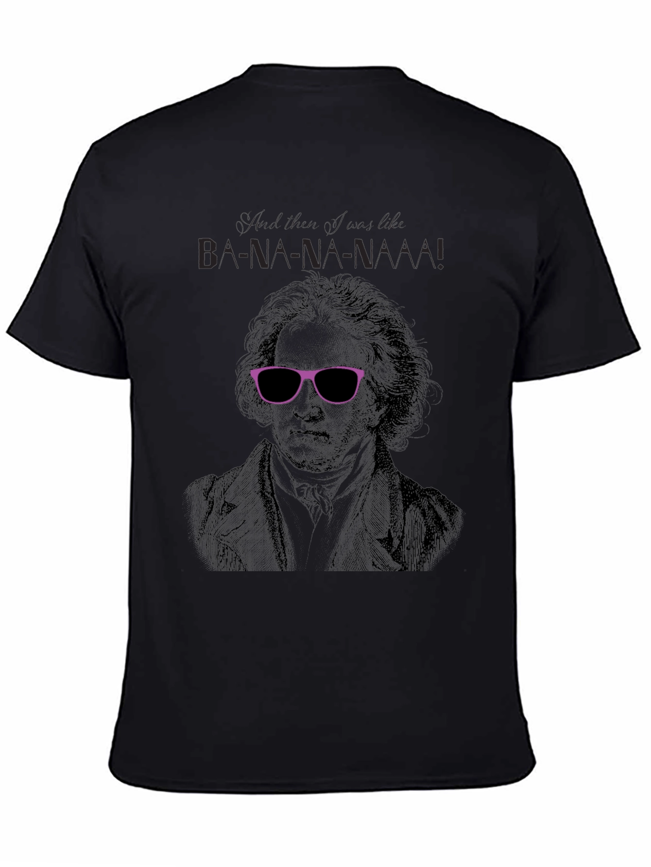 Beethoven Banana Sunglasses Graphic Tee
