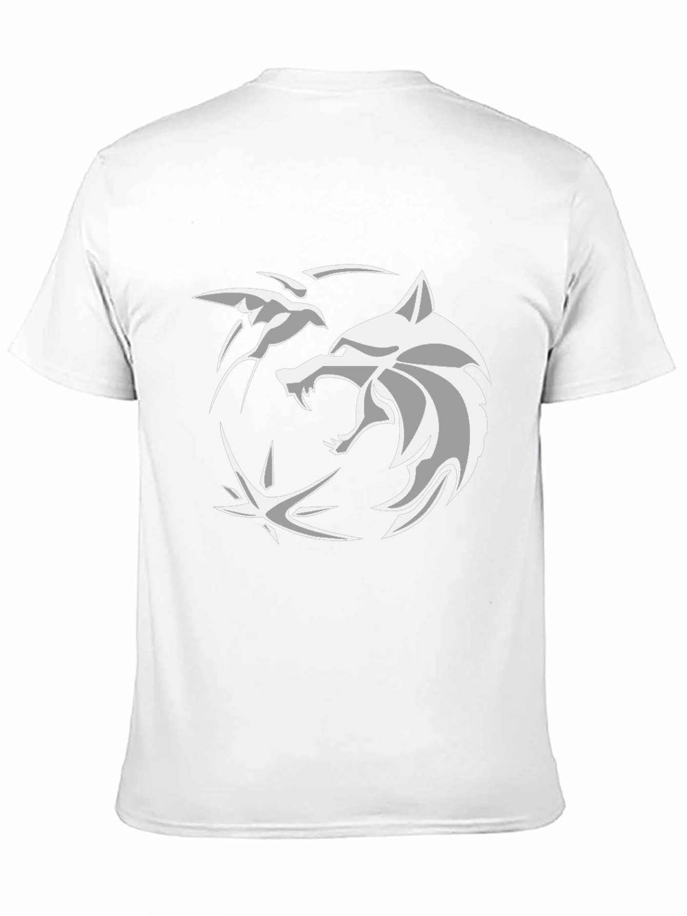 Witcher Wolf T-Shirt - Black Cotton