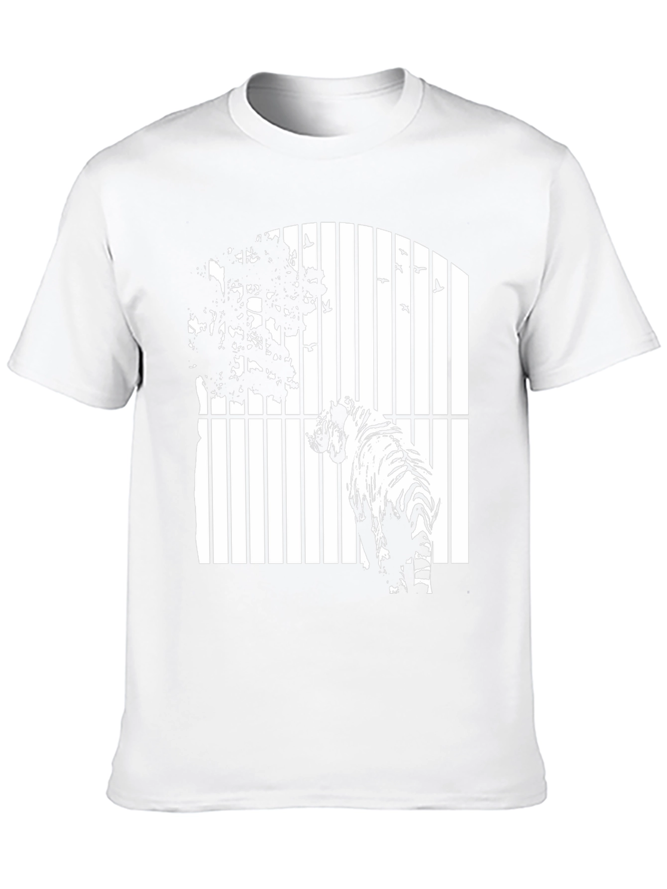 Tiger Behind Bars Graphic Tee