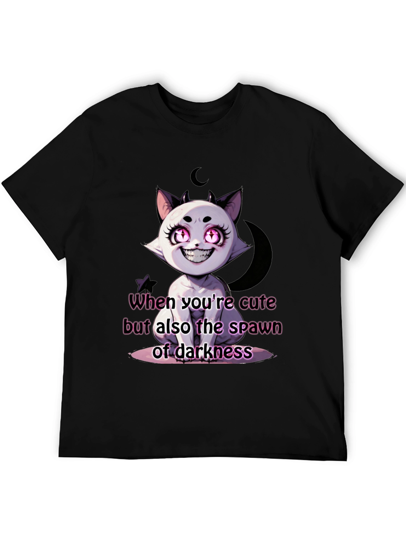 Cute Spawn of Darkness Black T-Shirt