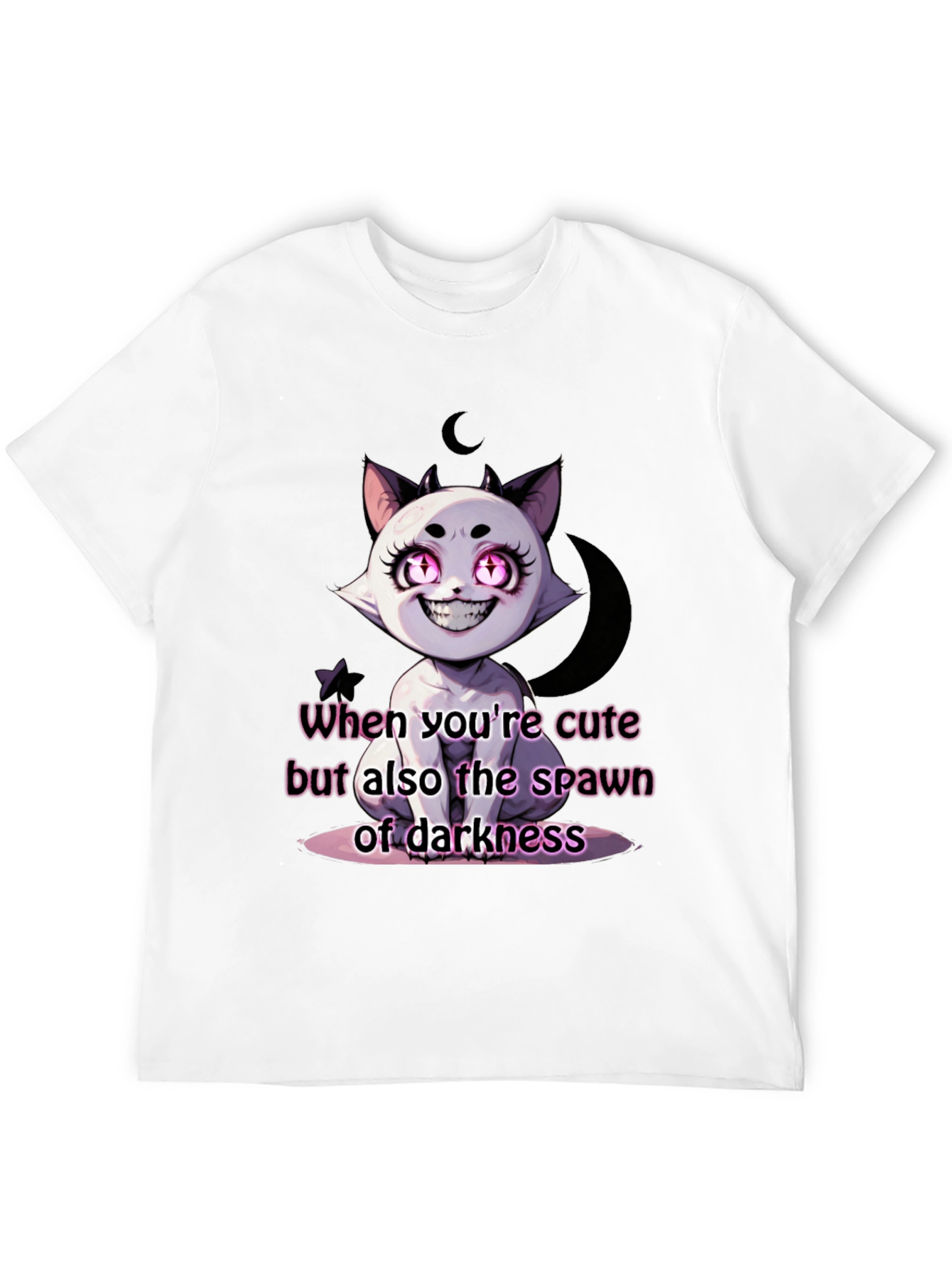 Cute Spawn of Darkness Black T-Shirt