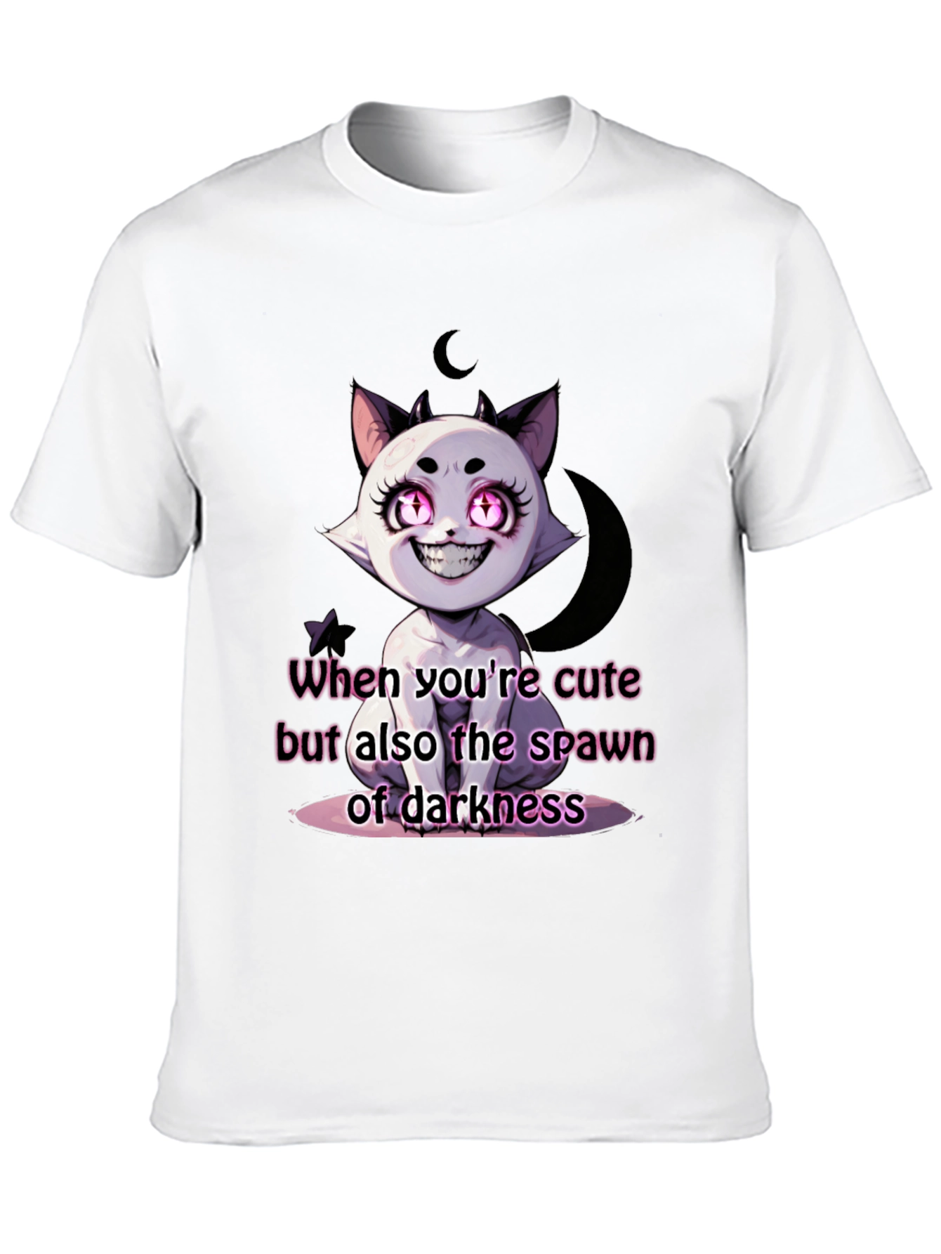 Cute Spawn of Darkness Black T-Shirt