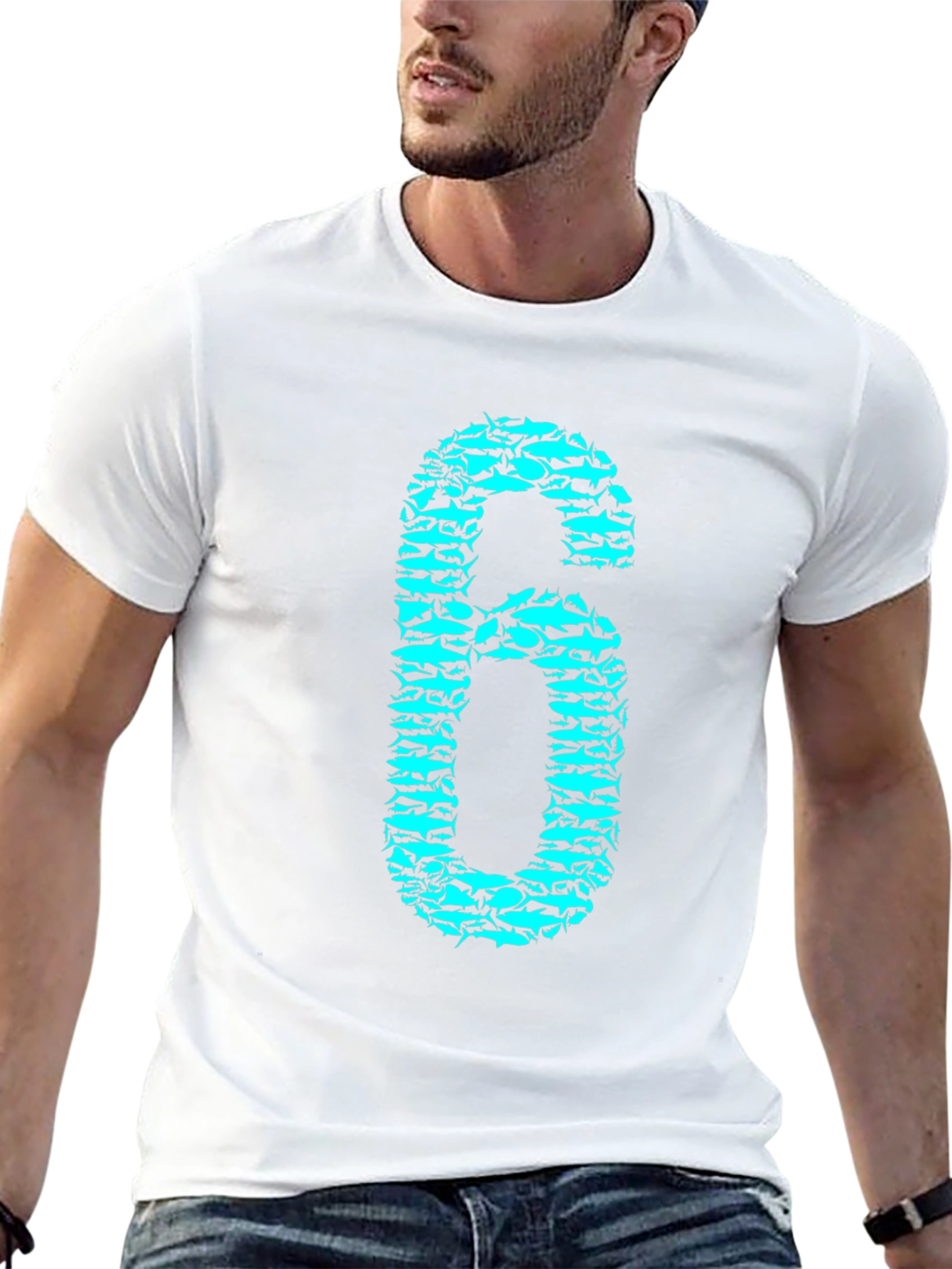 Fishing Number Six Graphic Tee