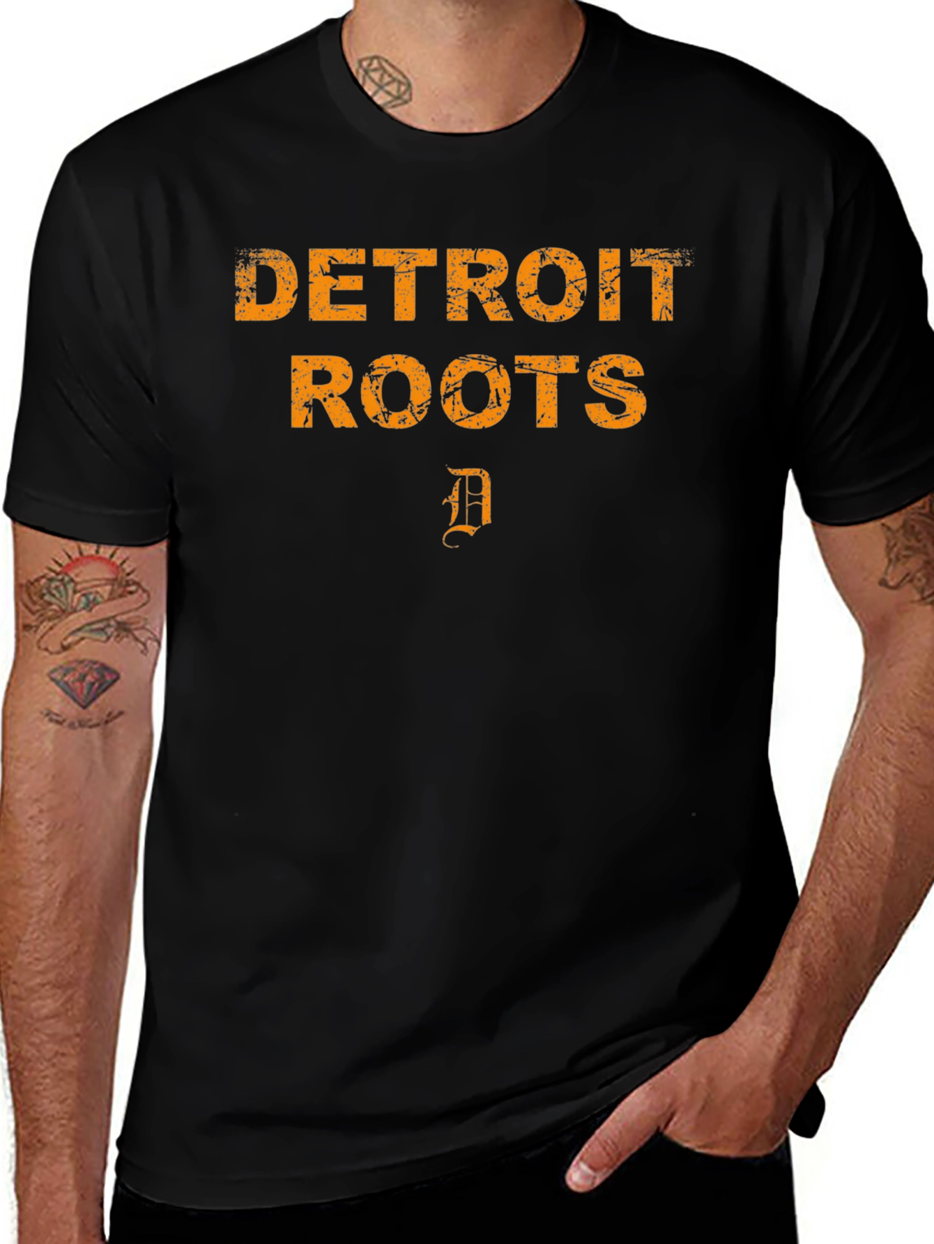 Detroit Roots Graphic T-Shirt