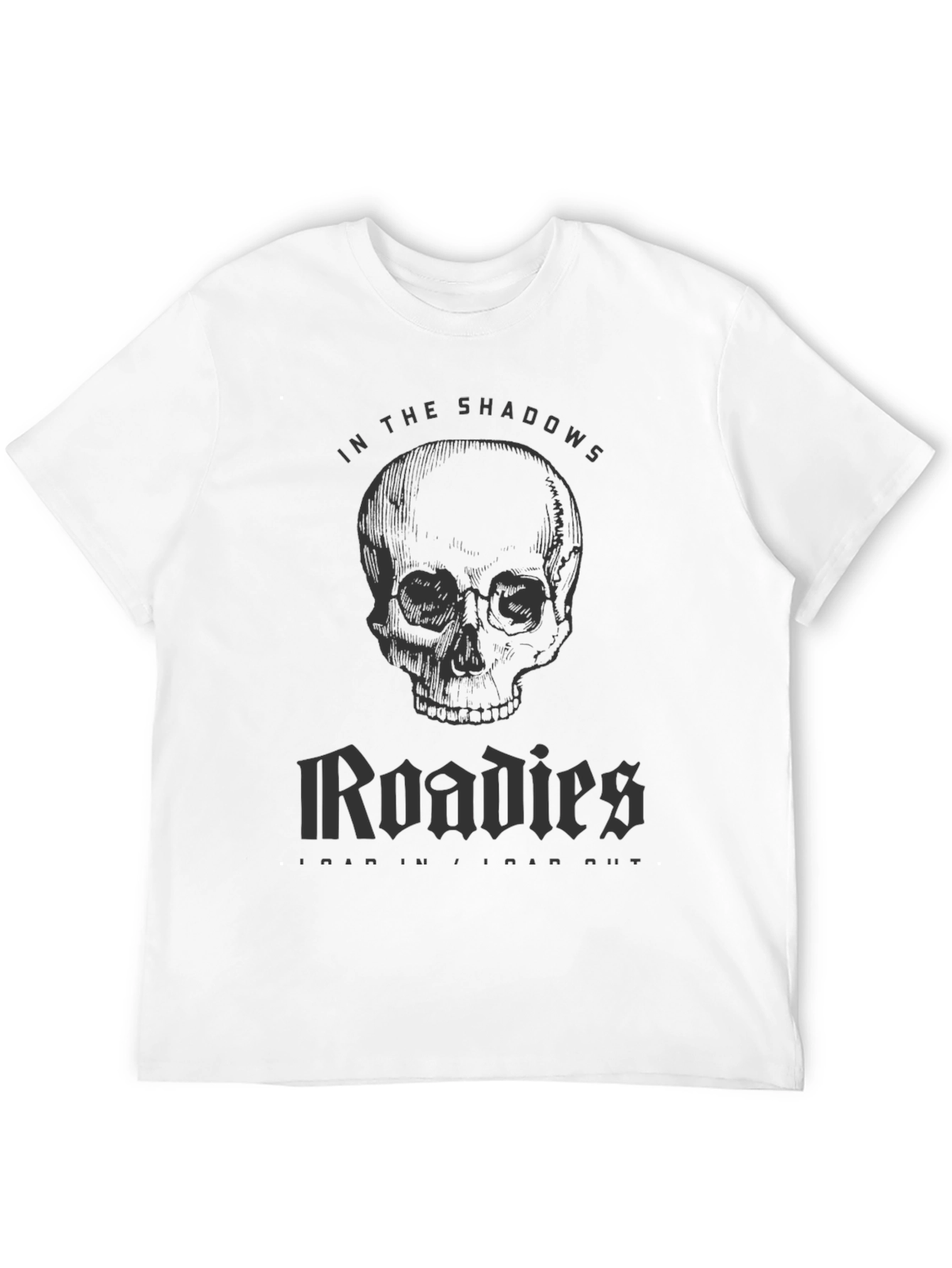 Roadies Skull Graphic Black T-Shirt