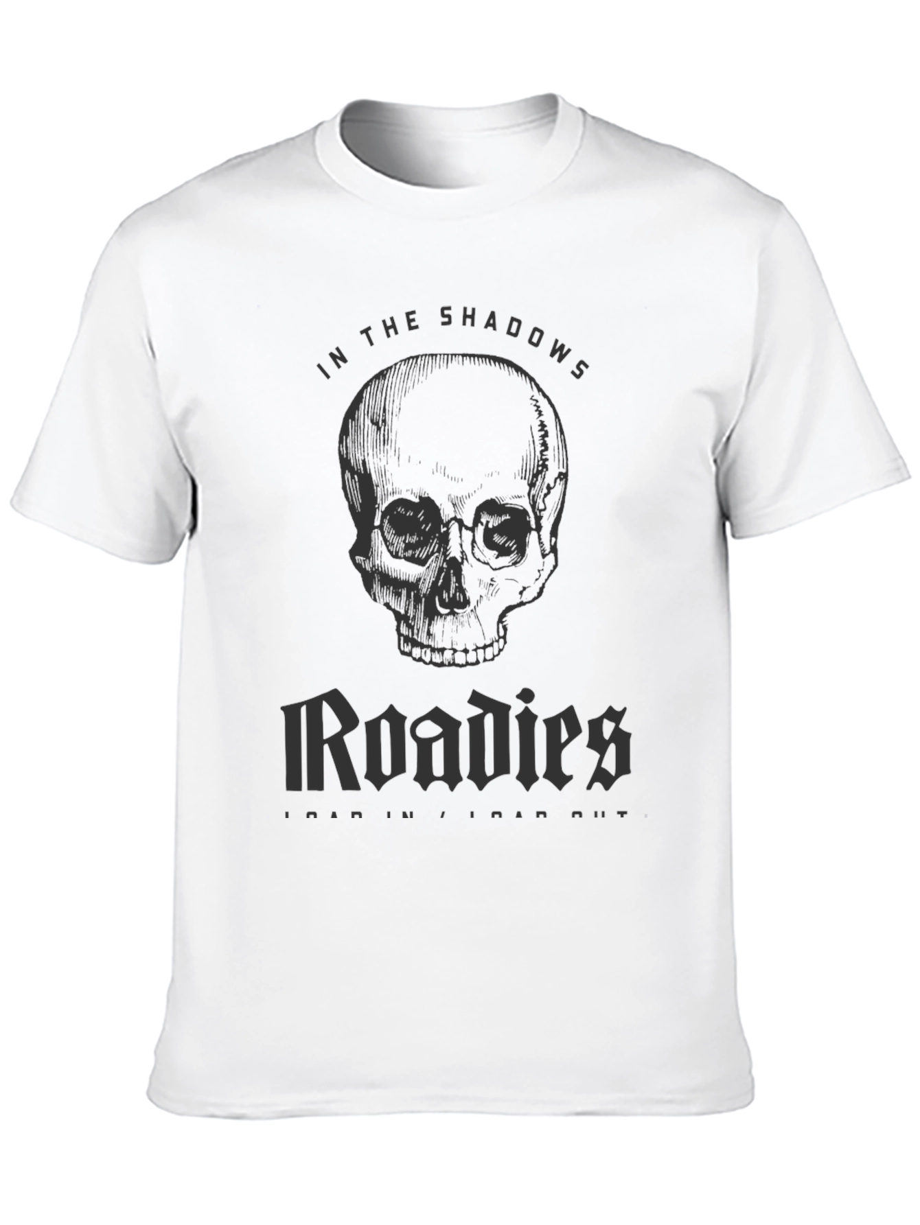Roadies Skull Graphic Black T-Shirt