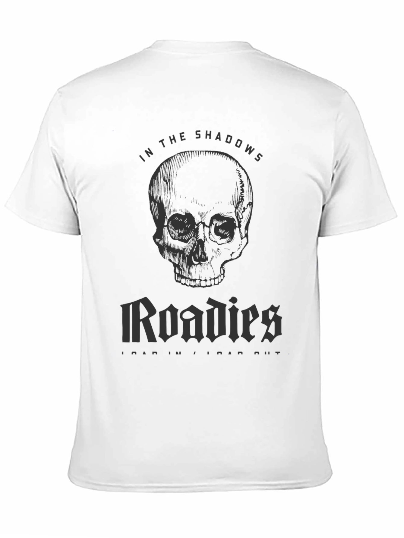 Roadies Skull Graphic Black T-Shirt