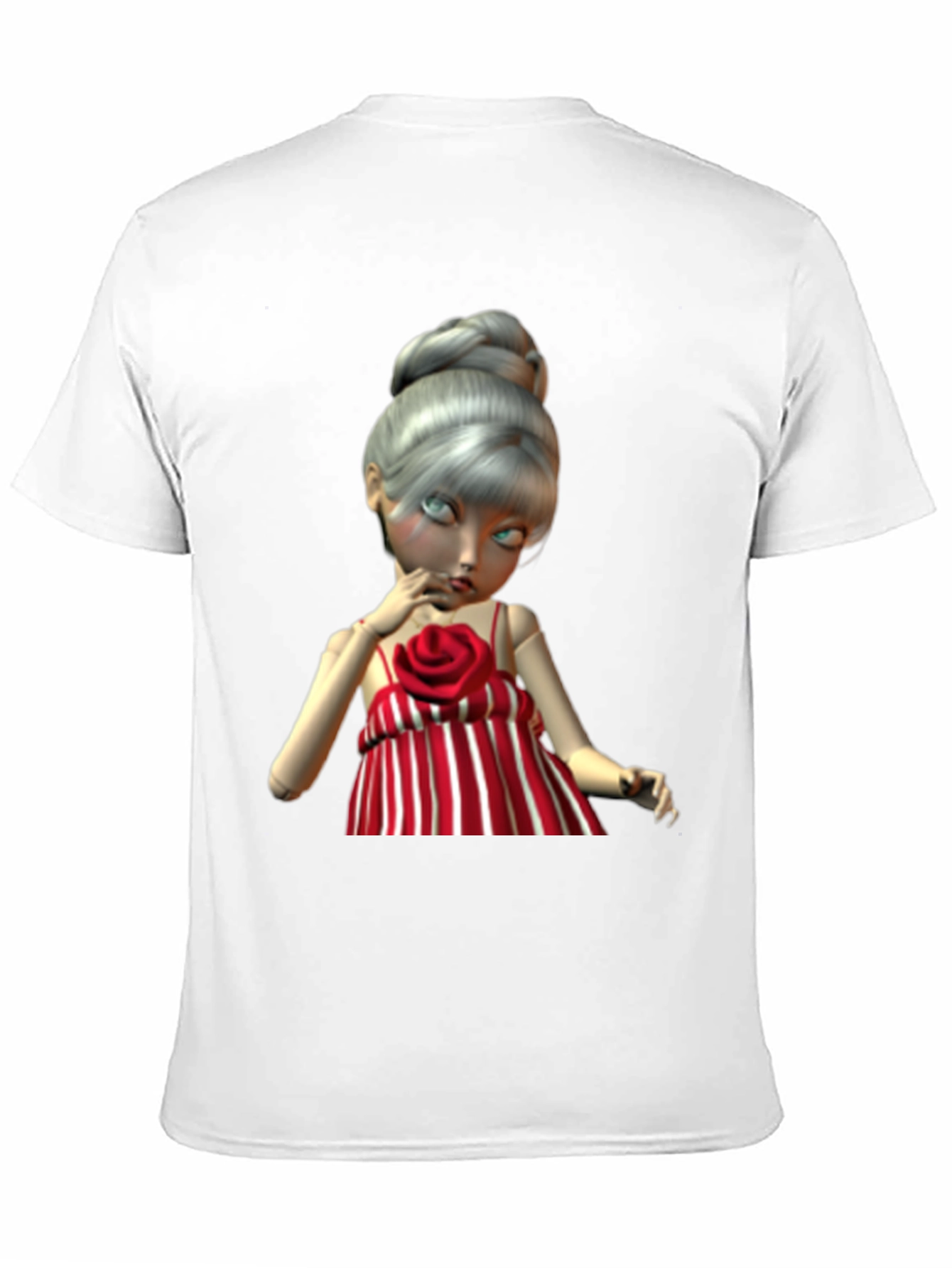 Doll Graphic Tee - Unique Art Print