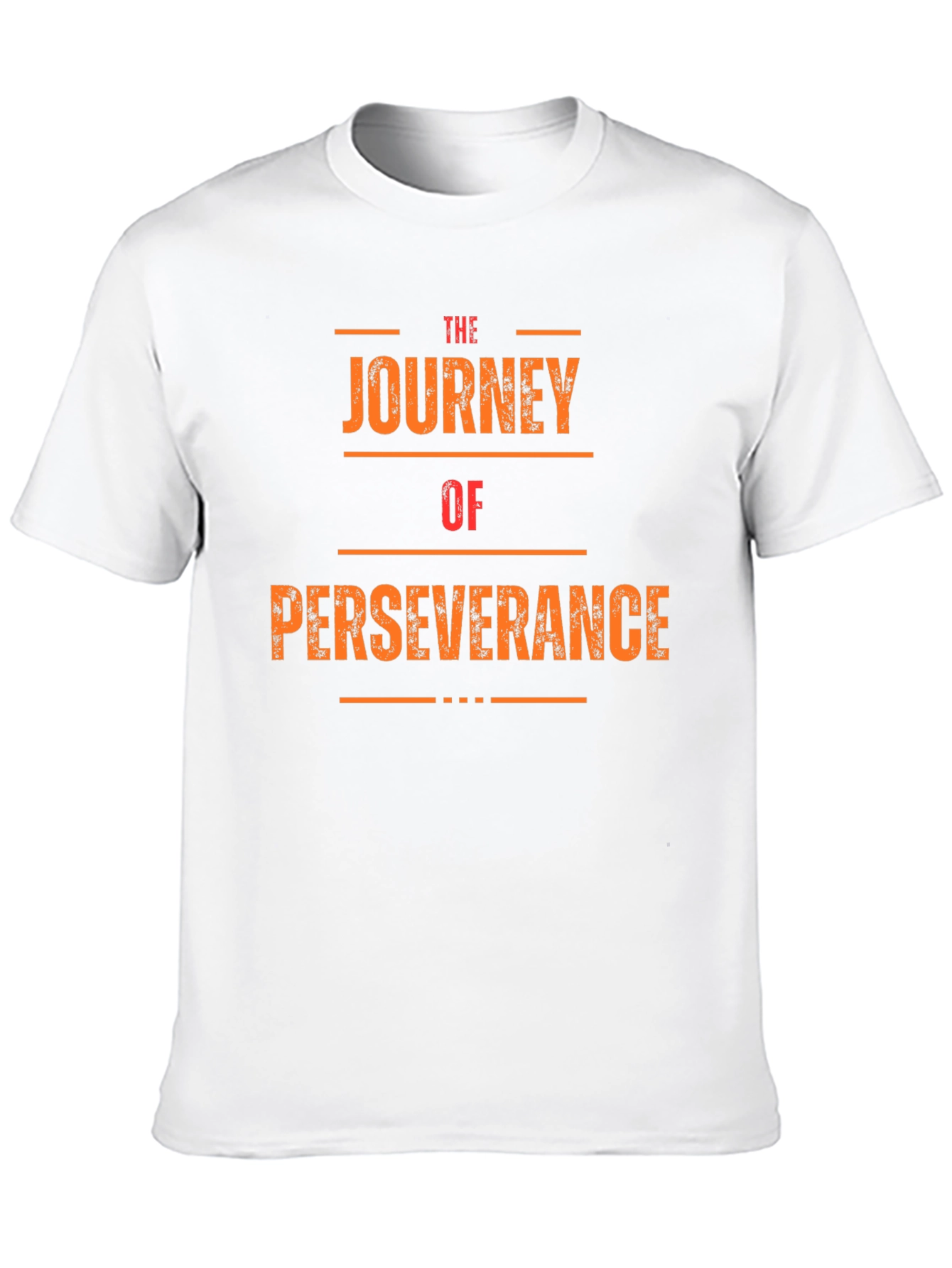 The Journey of Perseverance Black Graphic Tee