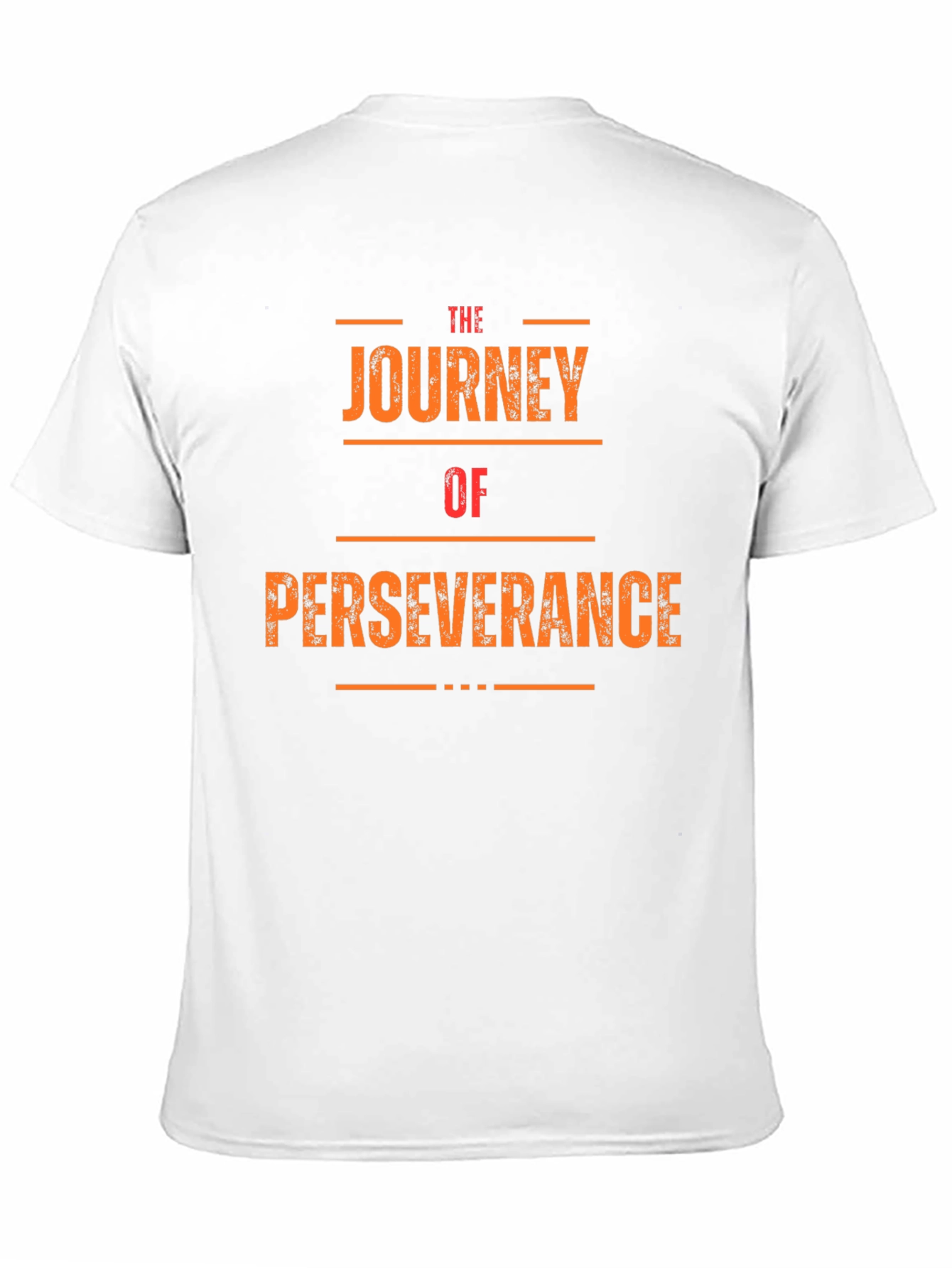 The Journey of Perseverance Black Graphic Tee
