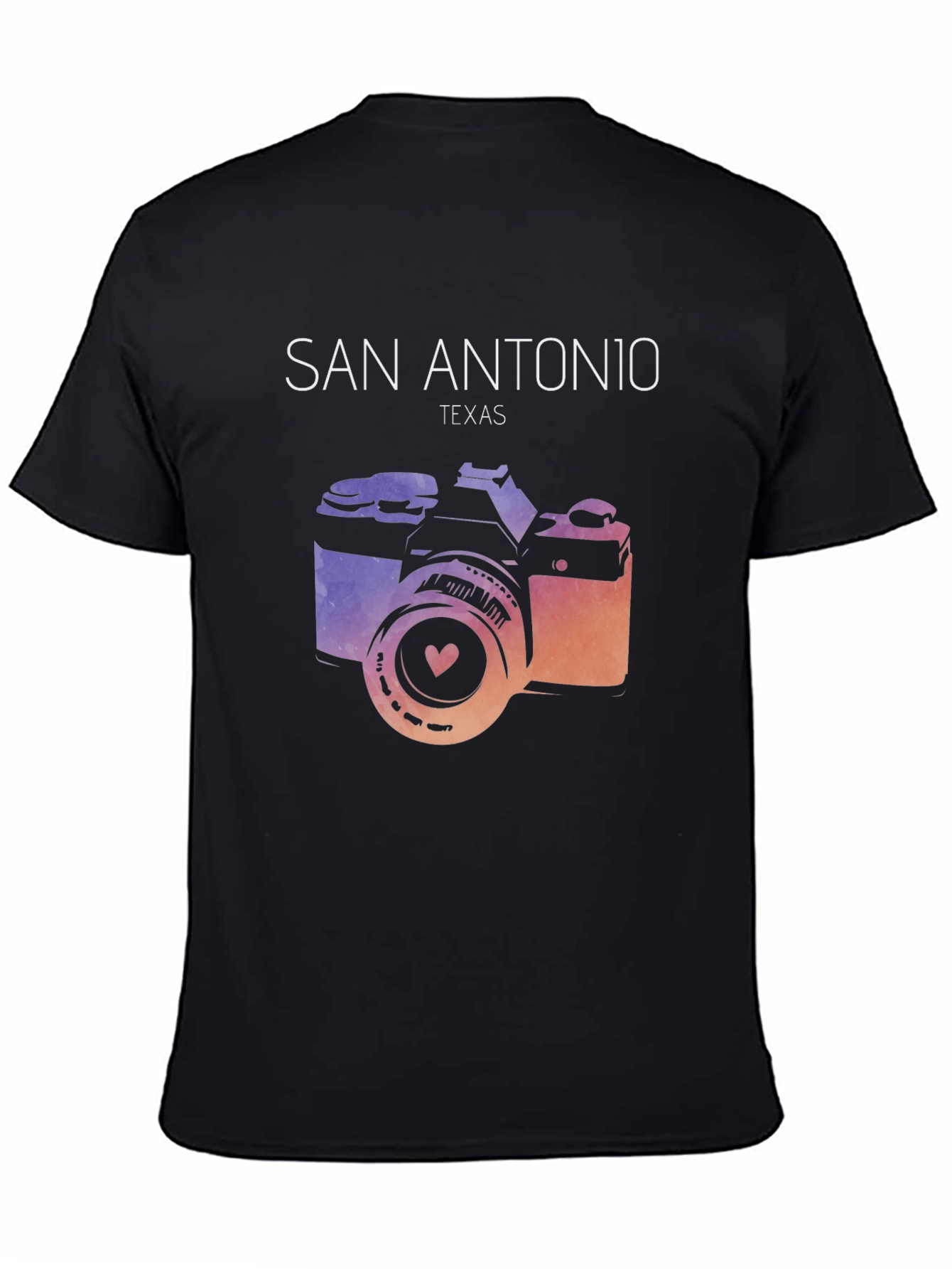 San Antonio Texas Camera Graphic Tee