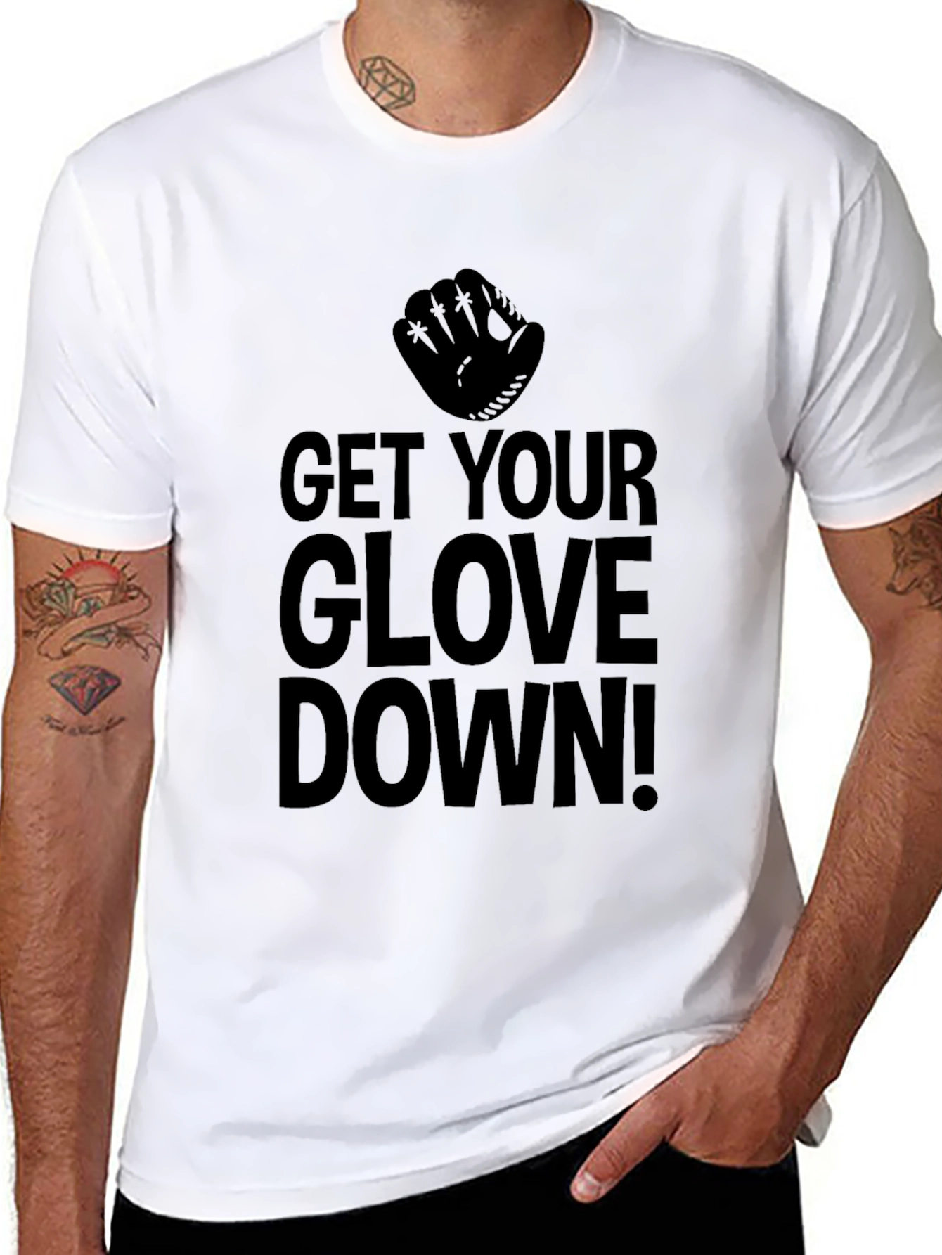 Get Your Glove Down! Baseball T-Shirt