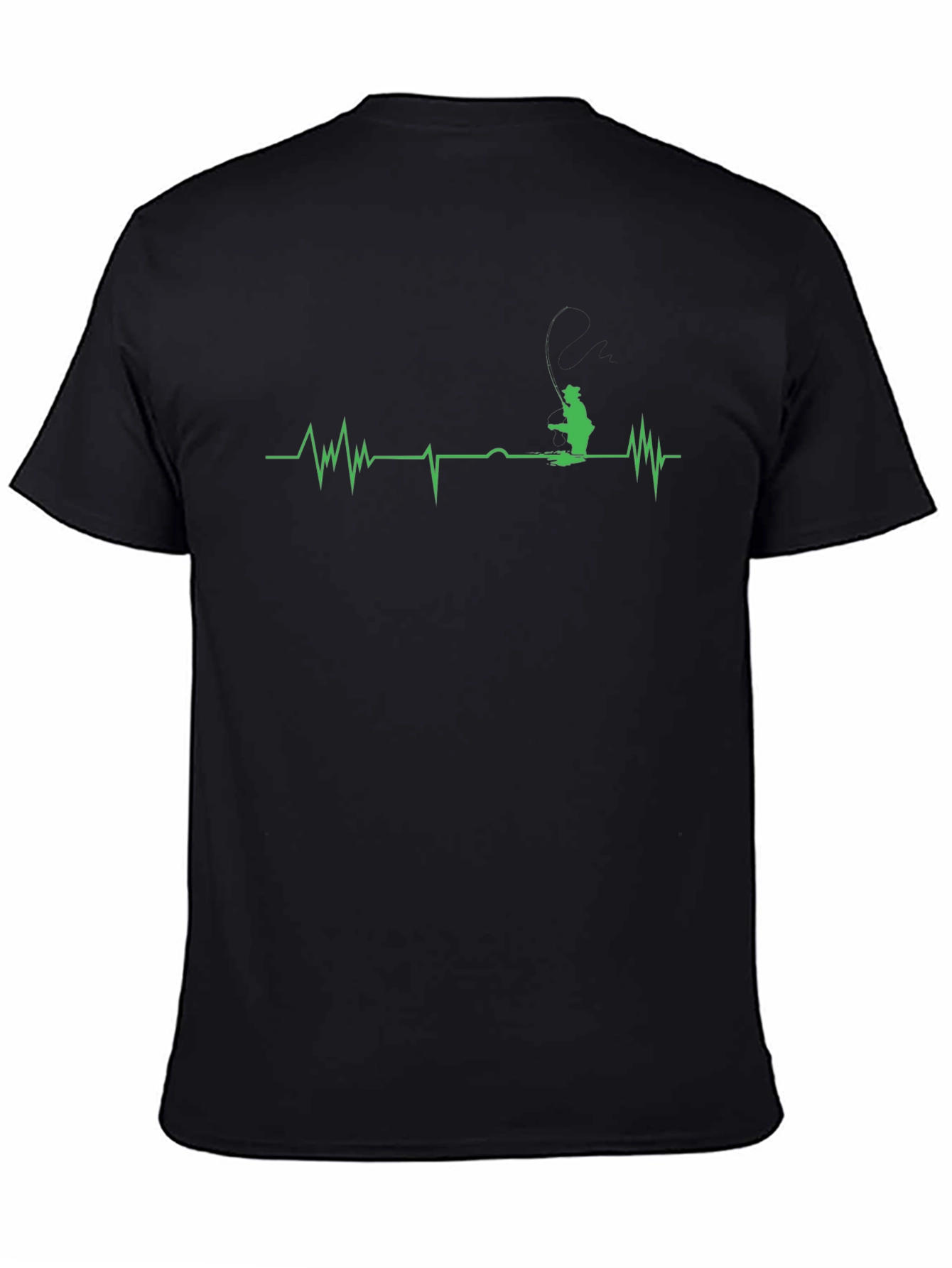 Fisherman Heartbeat Graphic T-Shirt