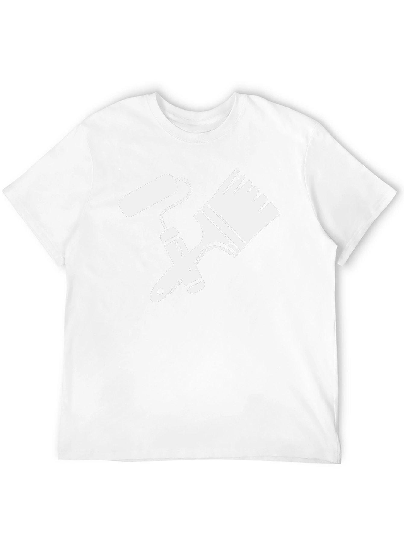 Painters Tee: Brush & Roller Graphic Shirt