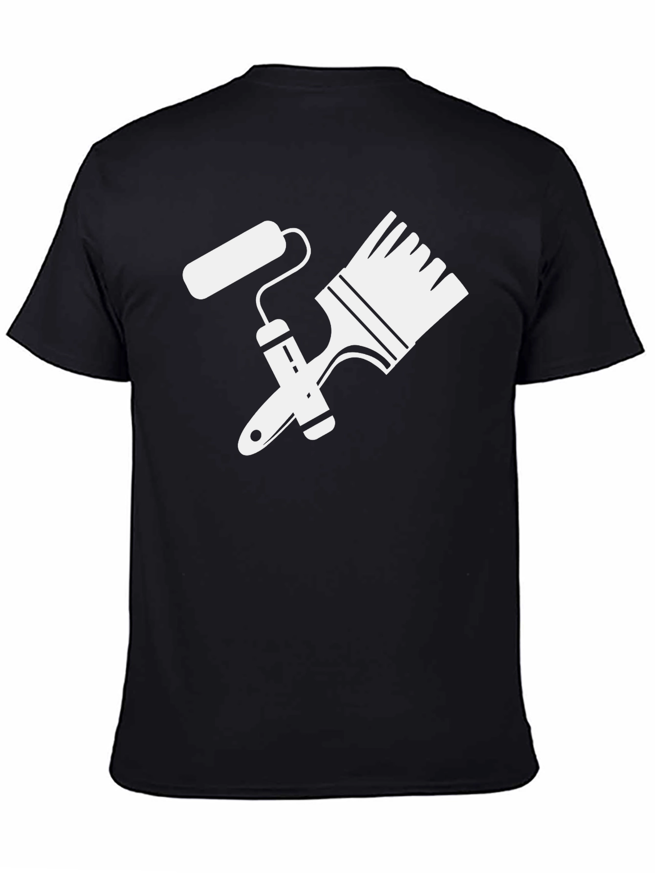 Painters Tee: Brush & Roller Graphic Shirt