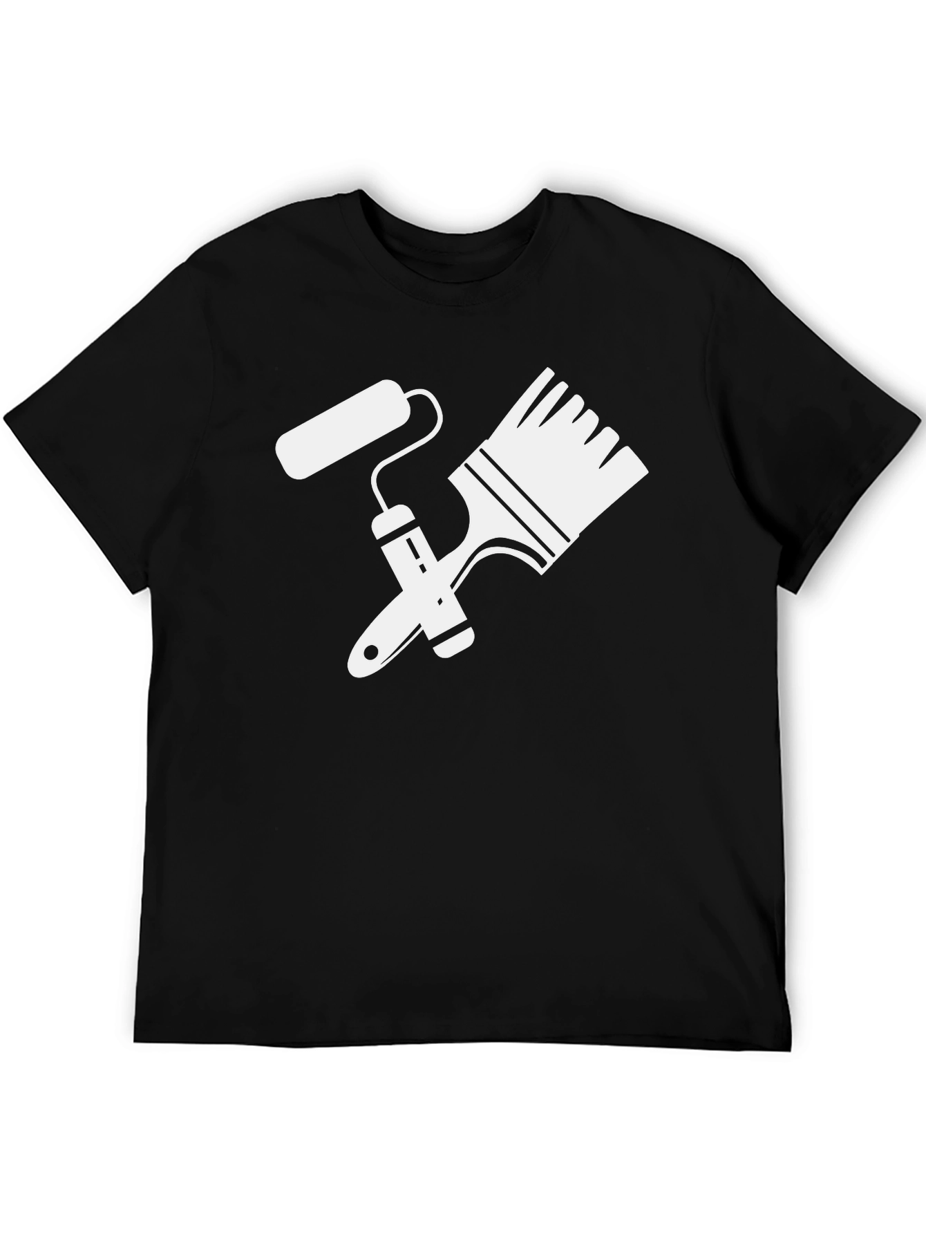 Painters Tee: Brush & Roller Graphic Shirt