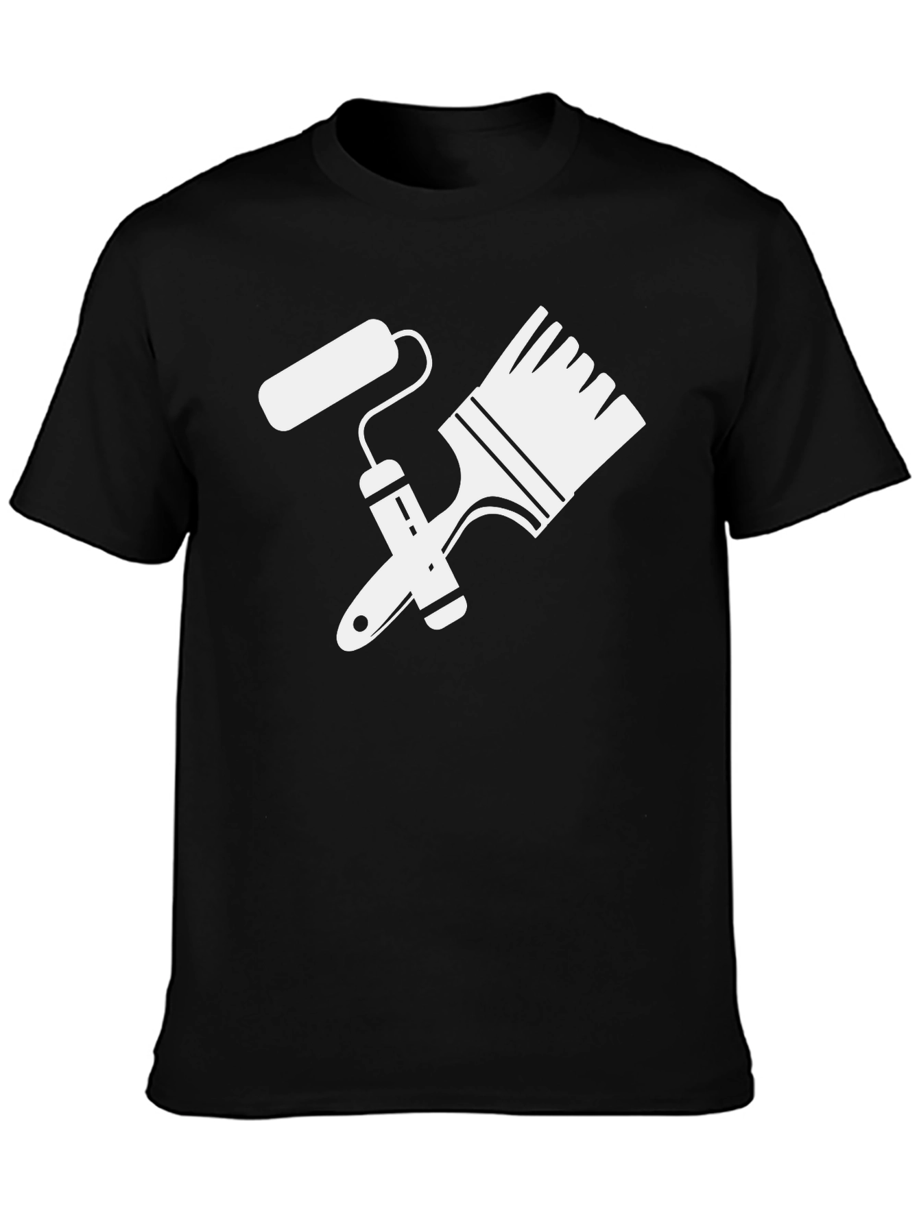 Painters Tee: Brush & Roller Graphic Shirt