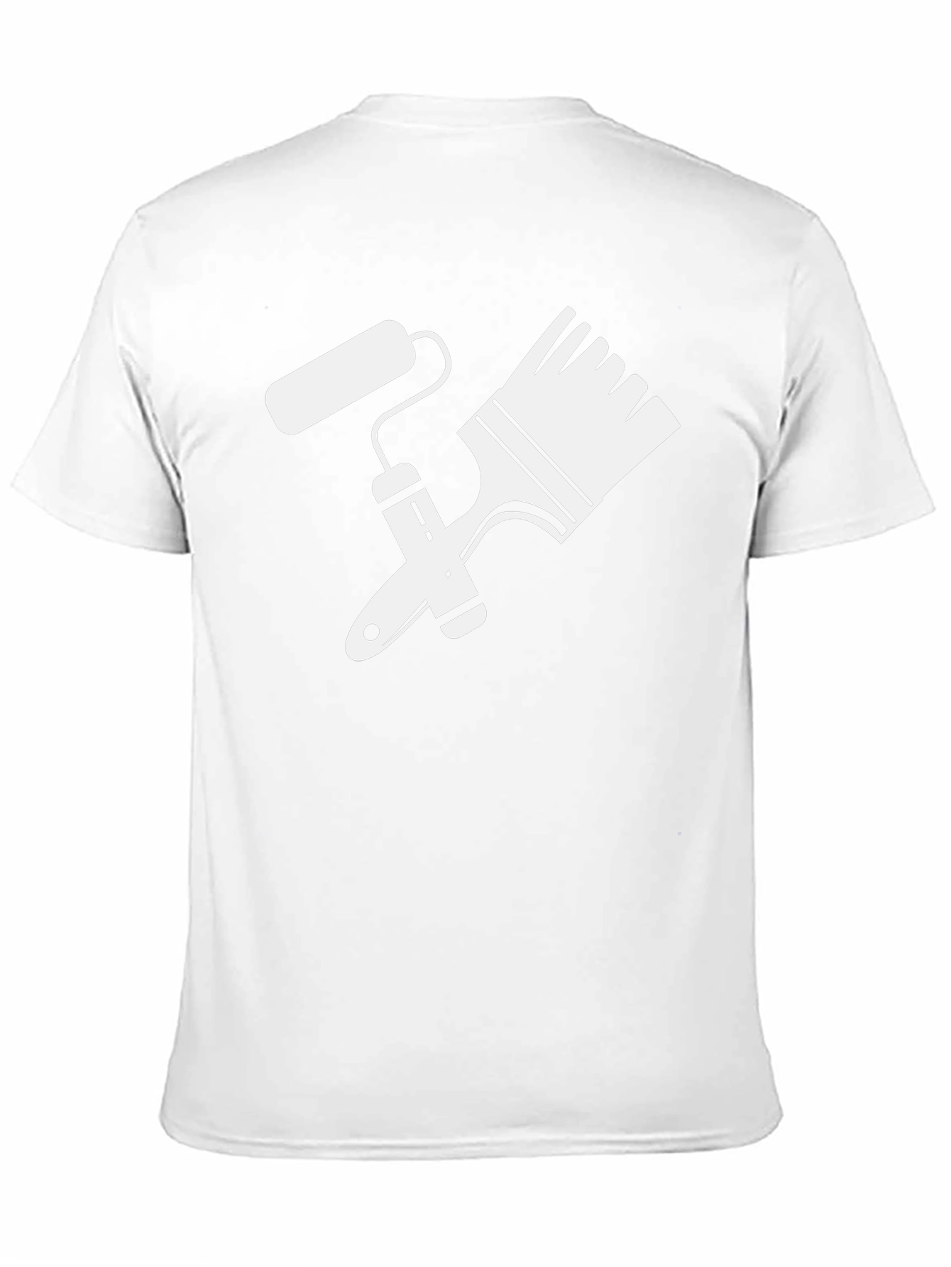 Painters Tee: Brush & Roller Graphic Shirt