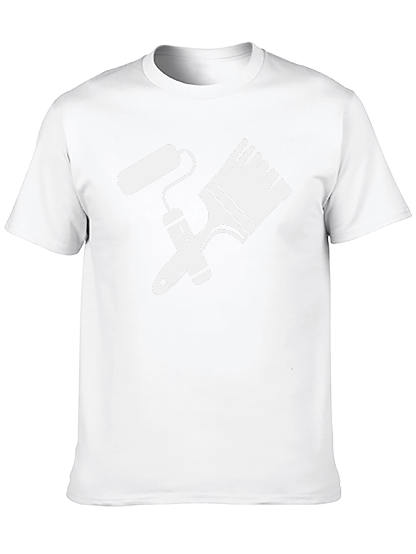 Painters Tee: Brush & Roller Graphic Shirt