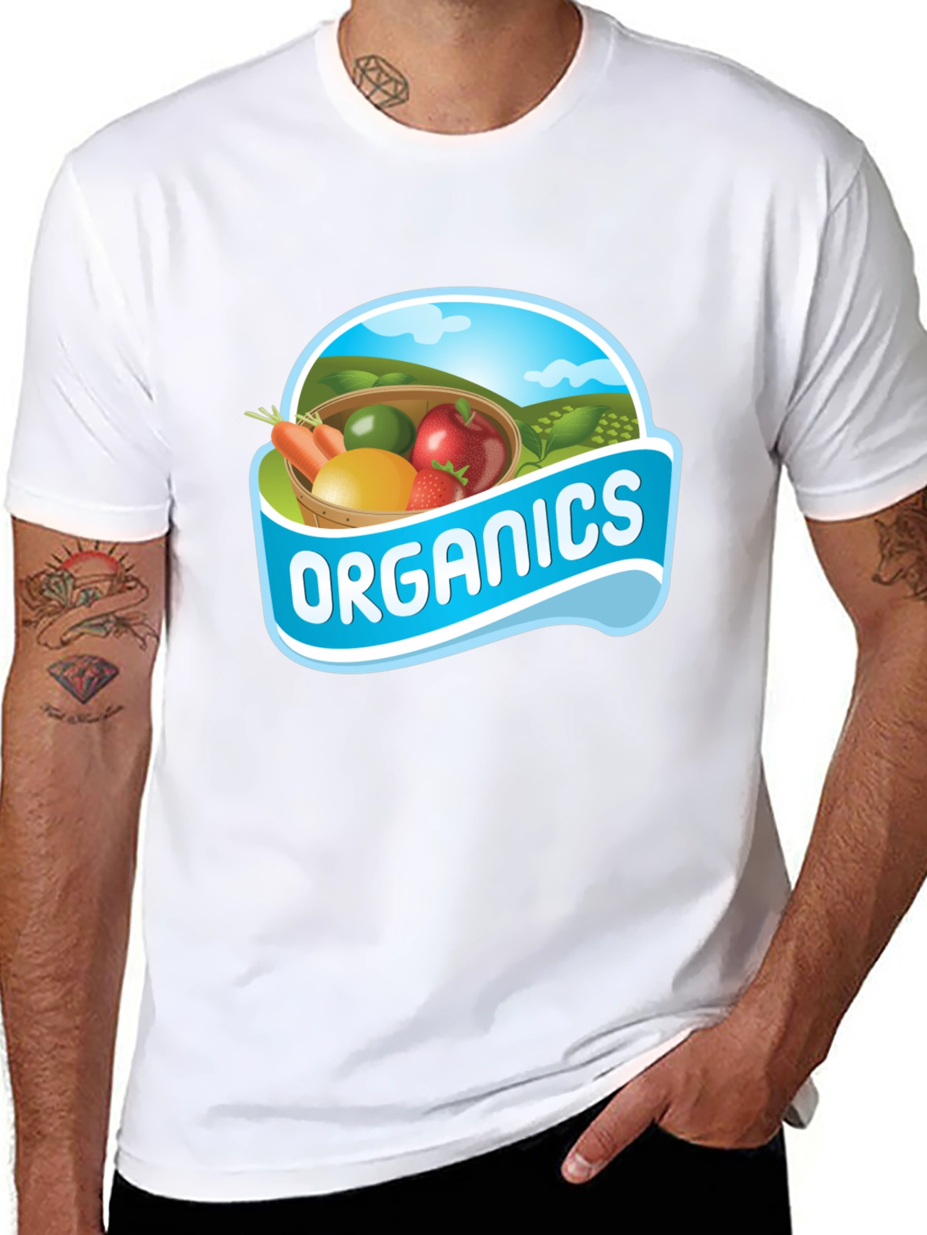Organic Produce T-Shirt - Farm Fresh Style