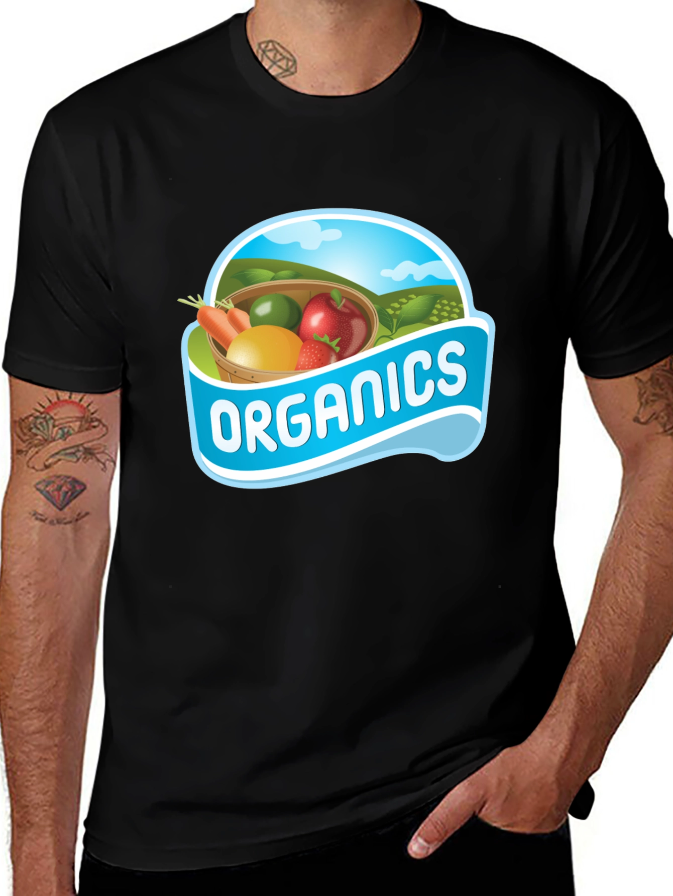 Organic Produce T-Shirt - Farm Fresh Style