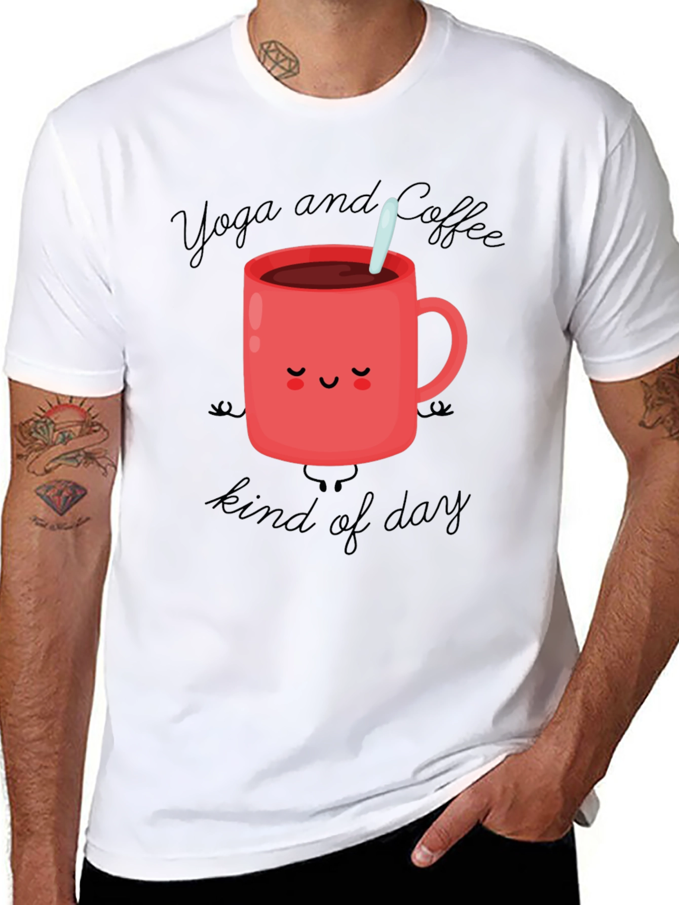 Yoga and Coffee Kind of Day T-Shirt
