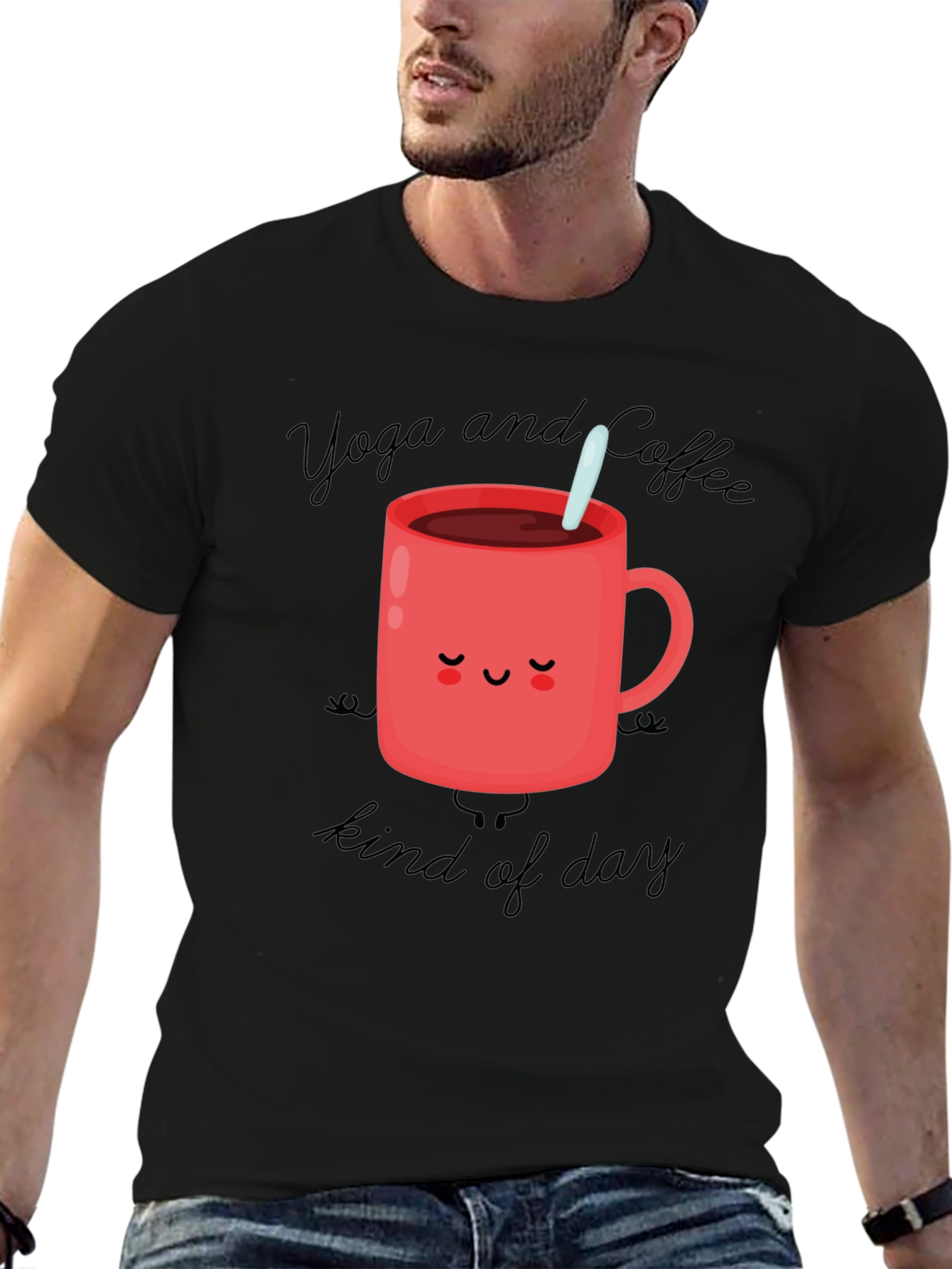 Yoga and Coffee Kind of Day T-Shirt