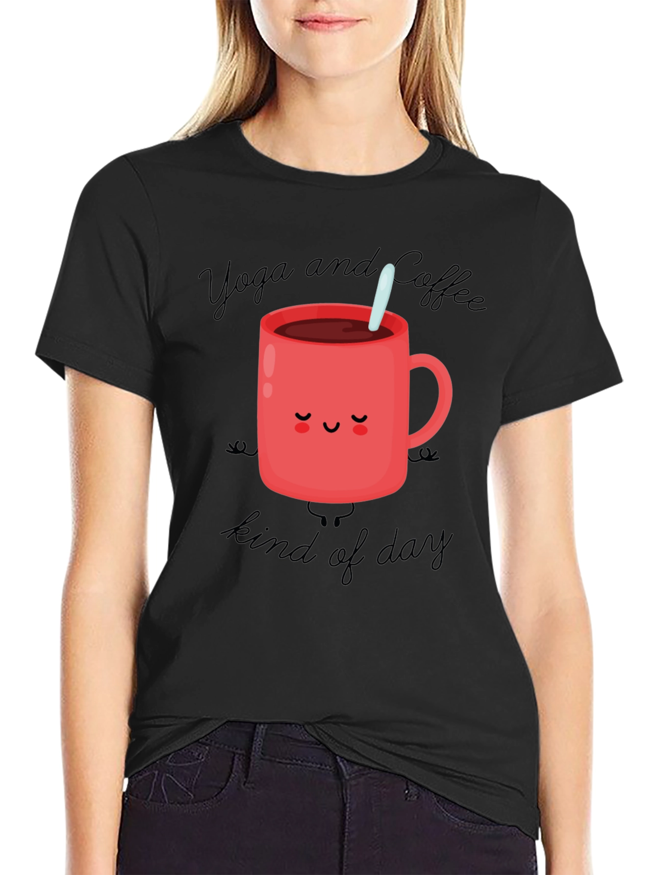 Yoga and Coffee Kind of Day T-Shirt
