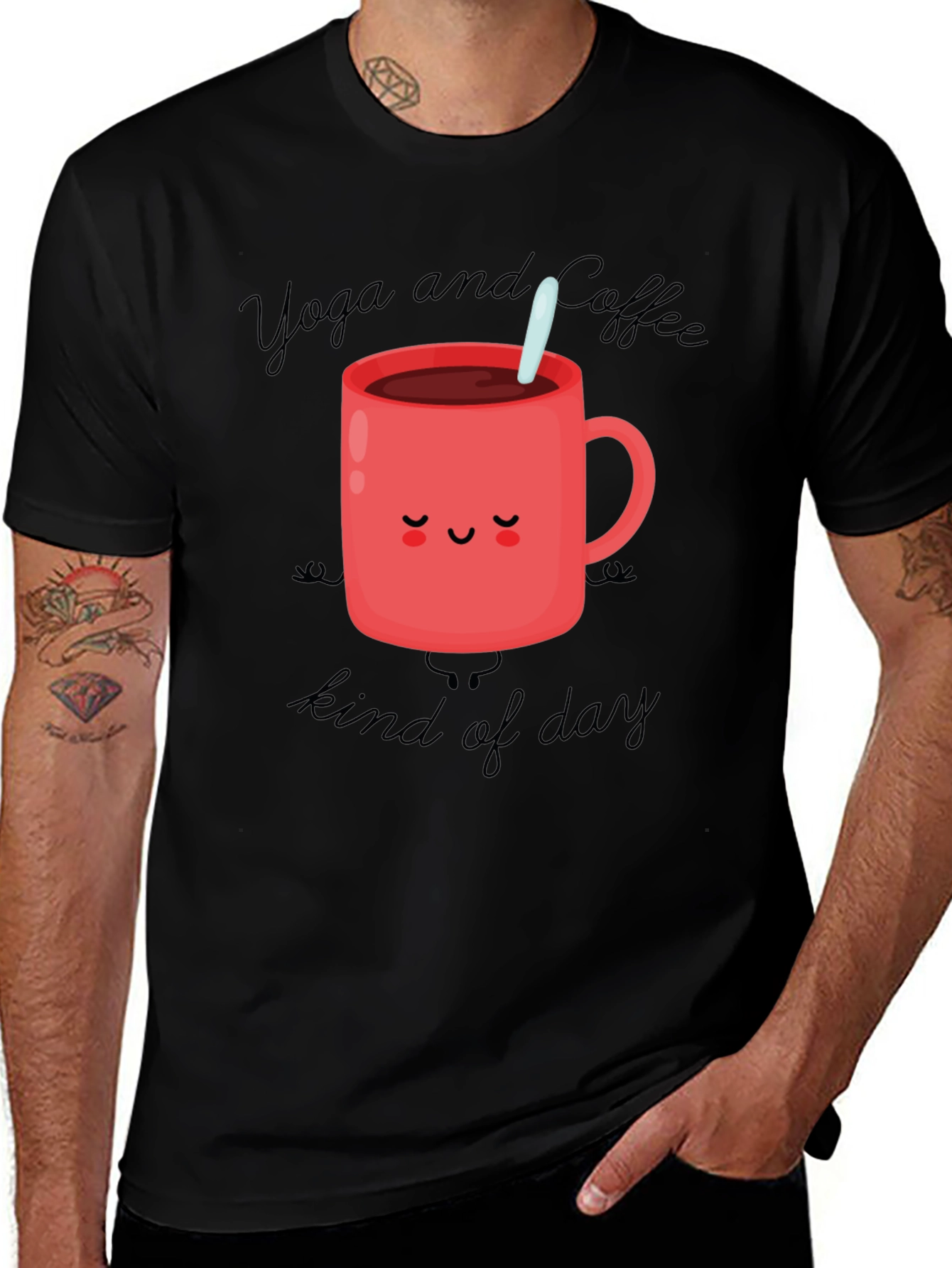 Yoga and Coffee Kind of Day T-Shirt