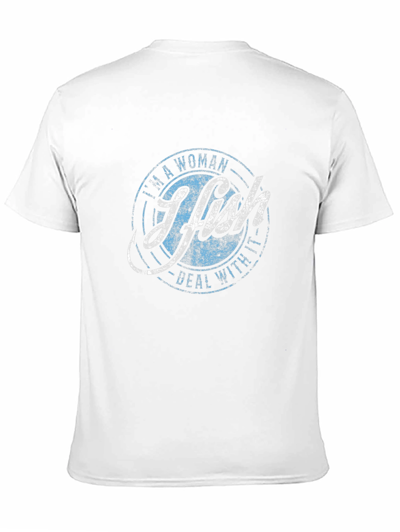 I Fish - Funny Womens Fishing T-Shirt