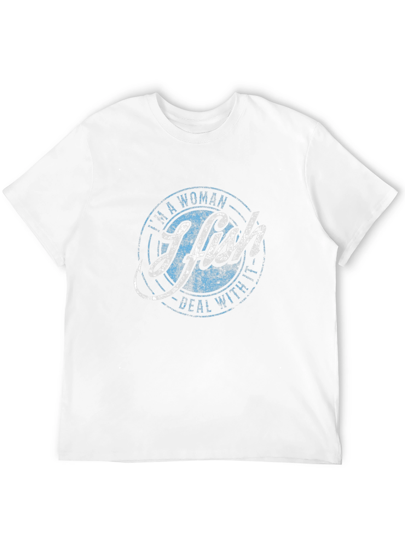 I Fish - Funny Womens Fishing T-Shirt