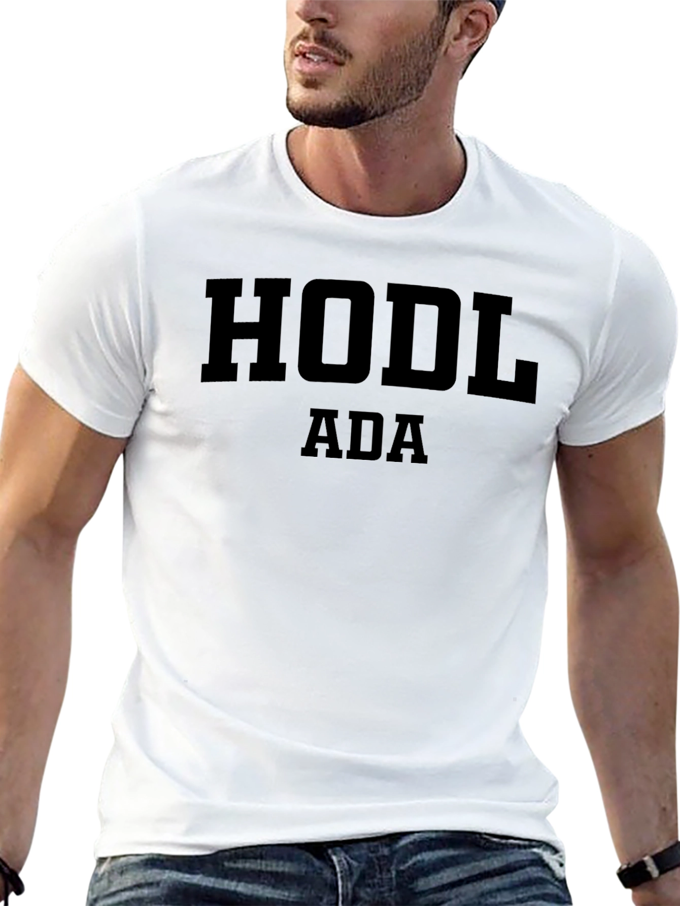 HODL ADA Black T-Shirt Crypto Investor