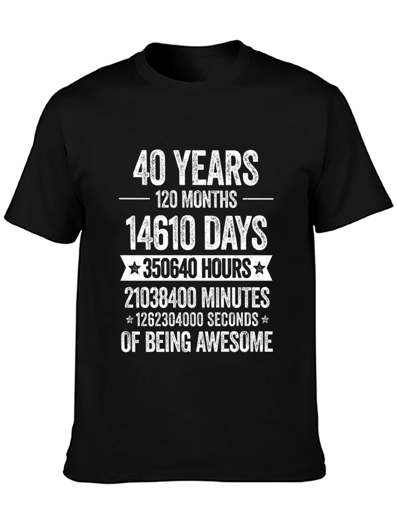 40 Years of Being Awesome T-Shirt