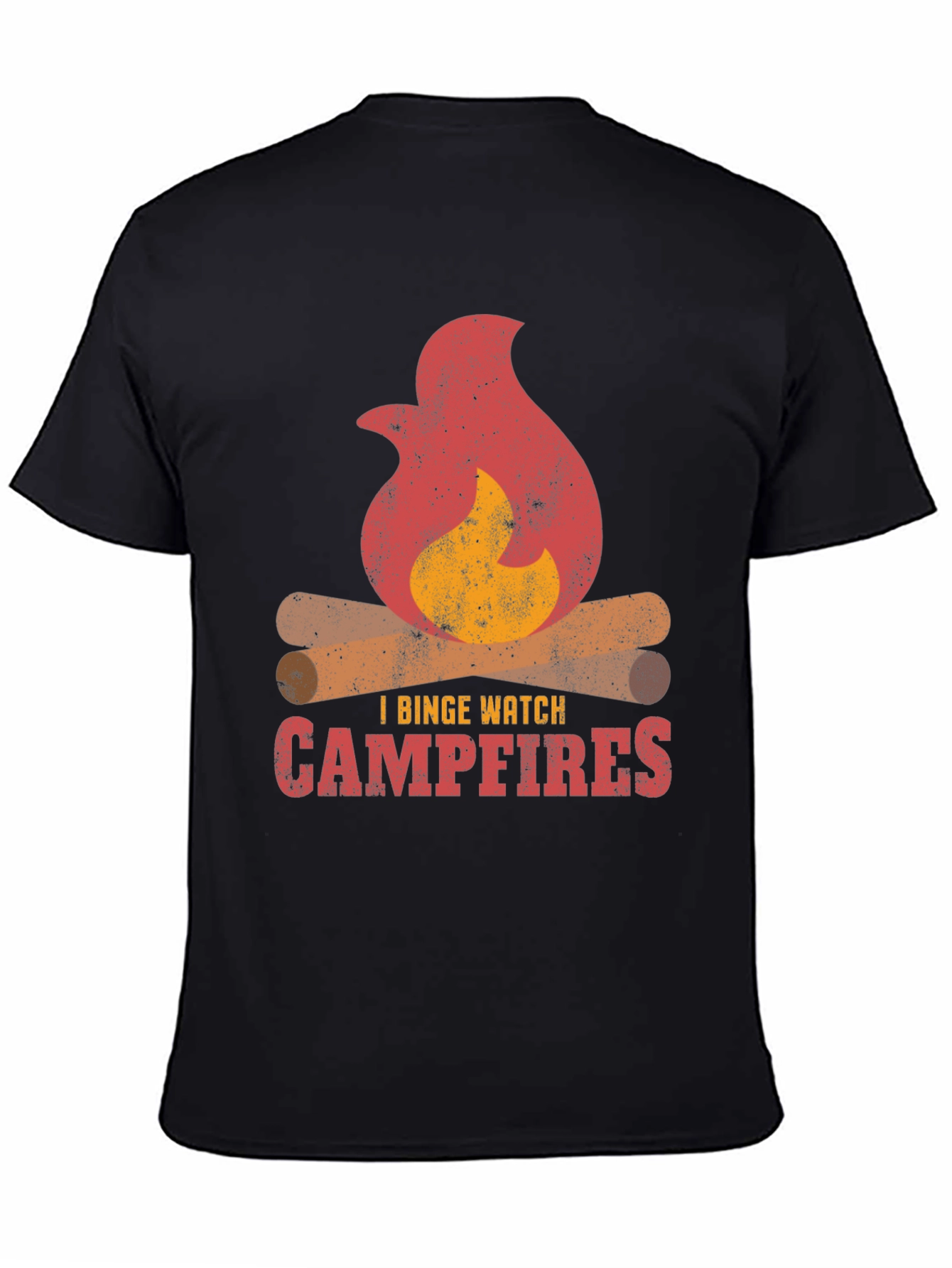 Campfire Binge Watcher Graphic Tee