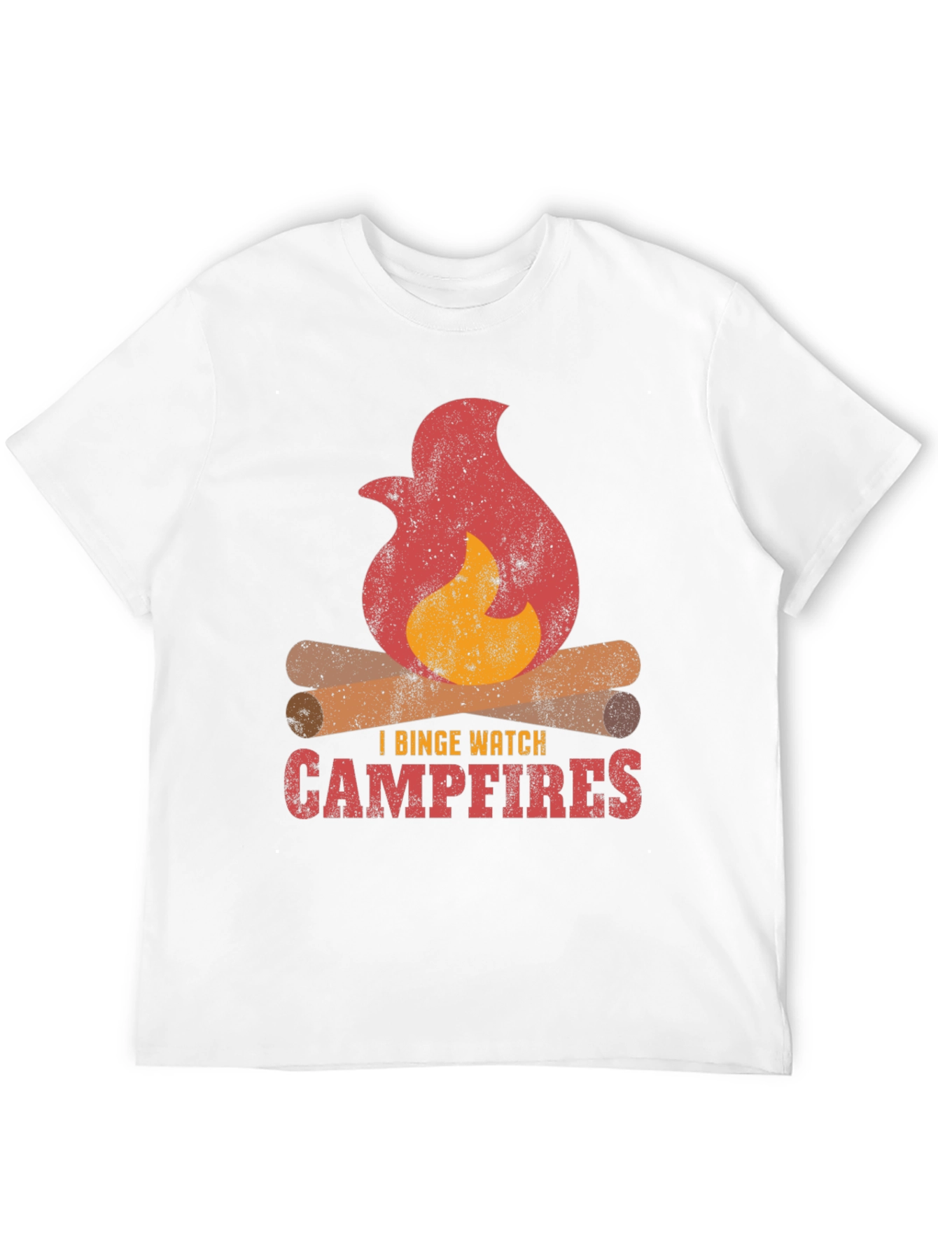 Campfire Binge Watcher Graphic Tee