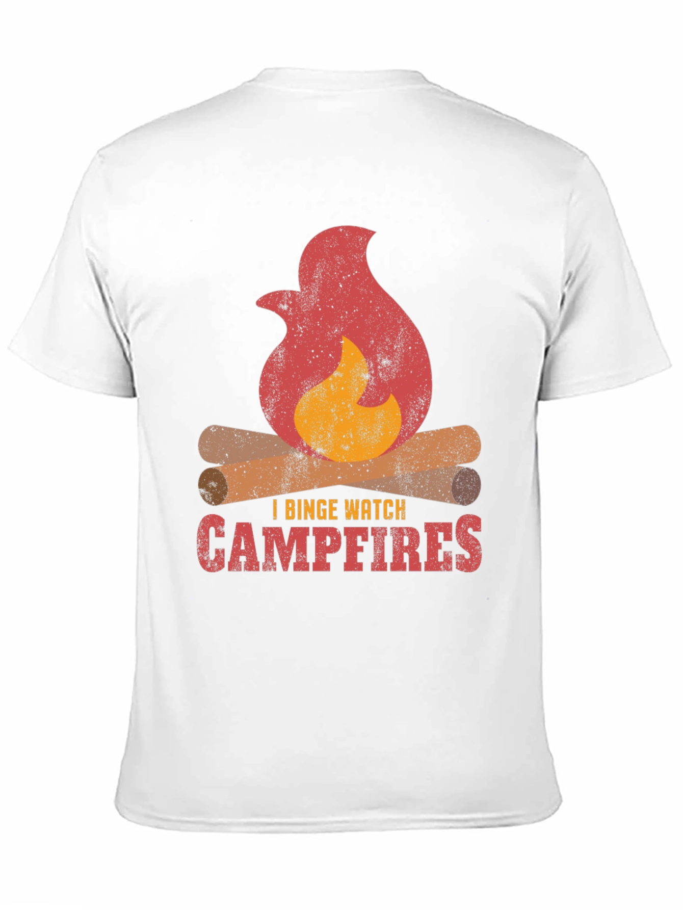 Campfire Binge Watcher Graphic Tee