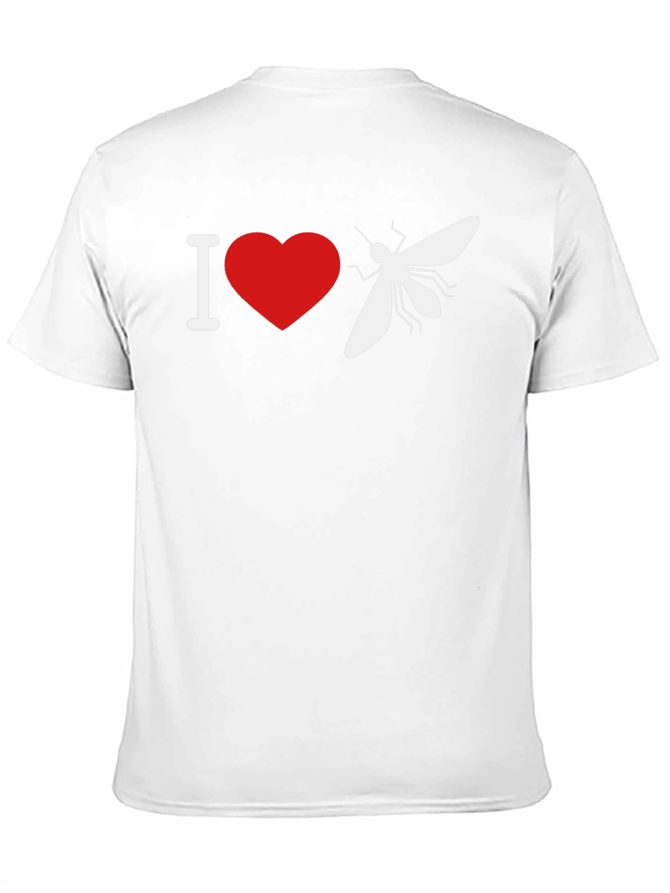 I Heart Mosquitoes Black T-Shirt