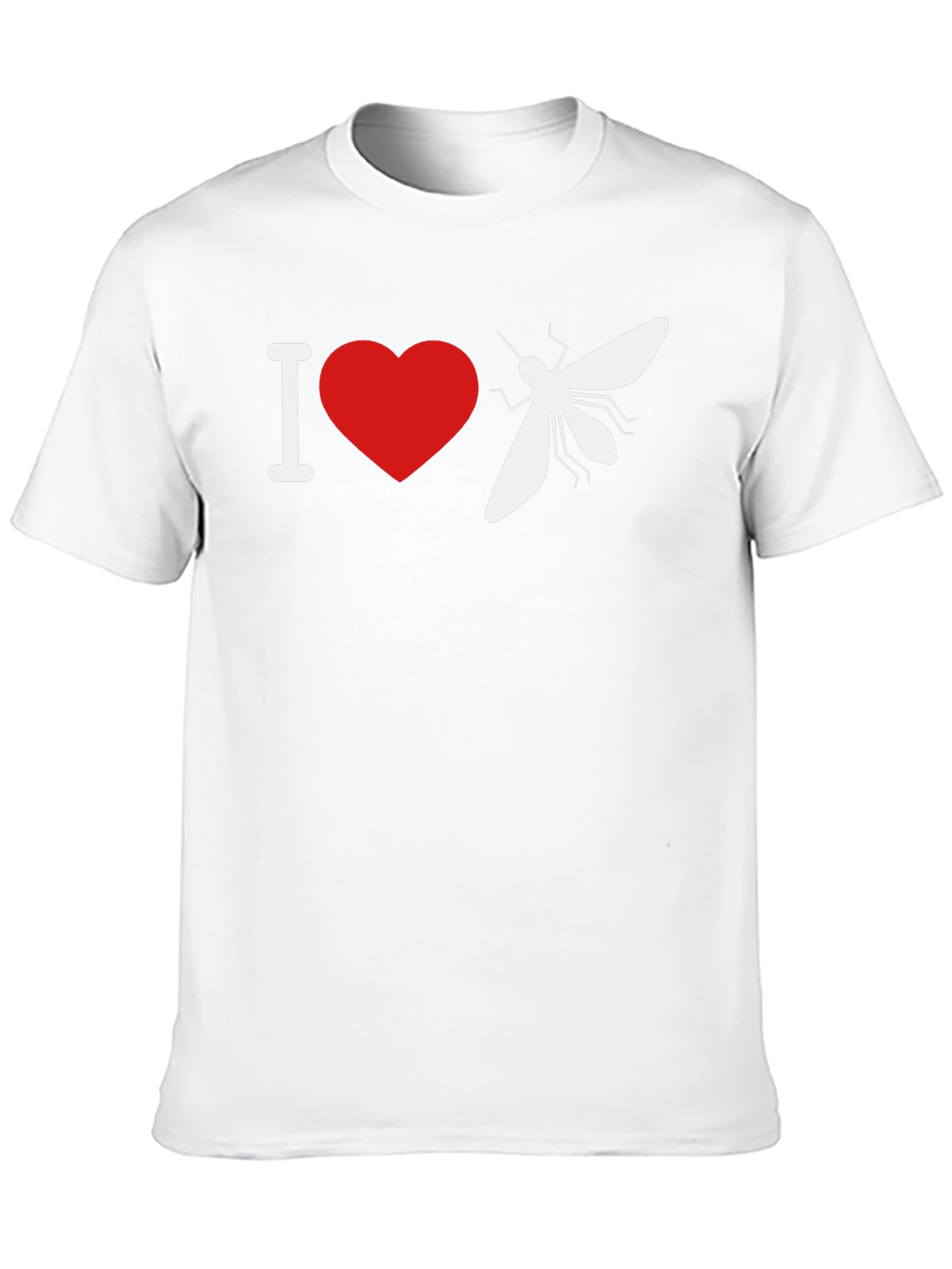 I Heart Mosquitoes Black T-Shirt