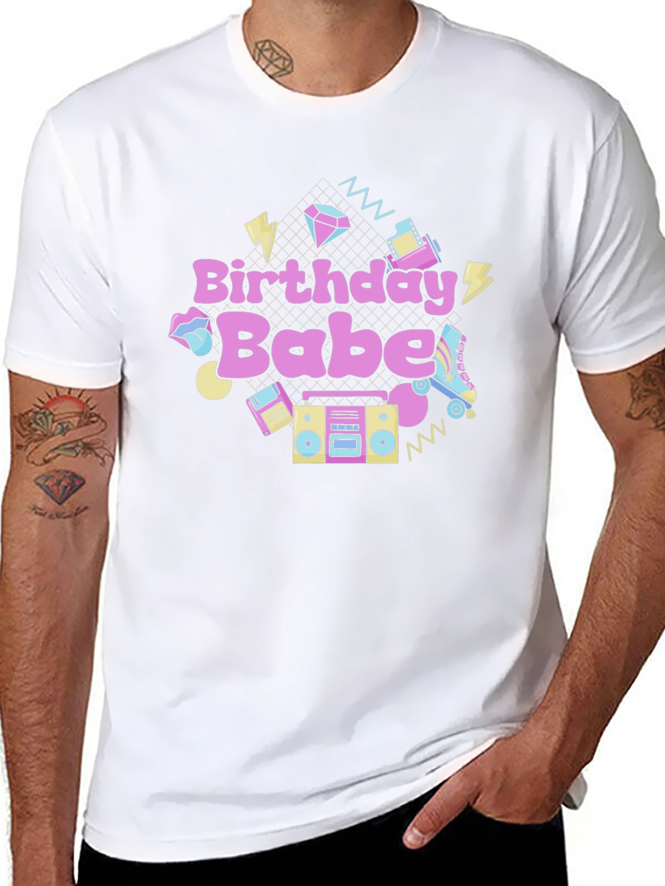 Birthday Babe Retro T-Shirt