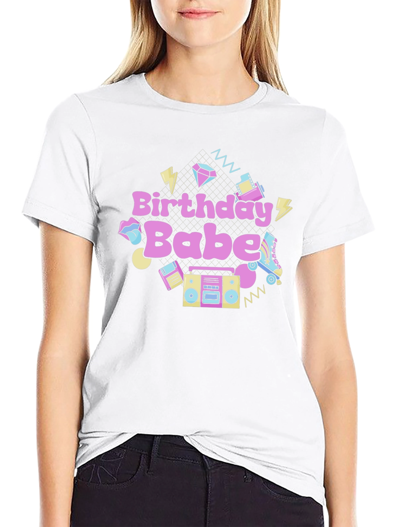 Birthday Babe Retro T-Shirt