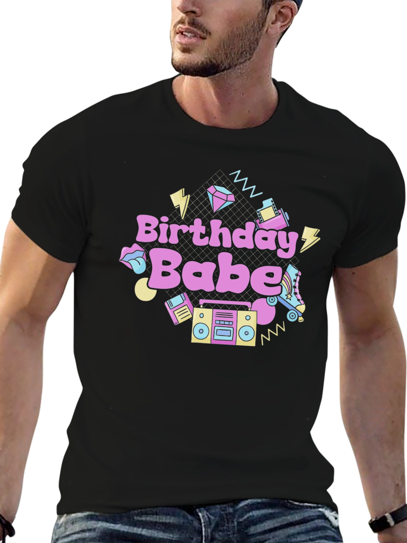 Birthday Babe Retro T-Shirt