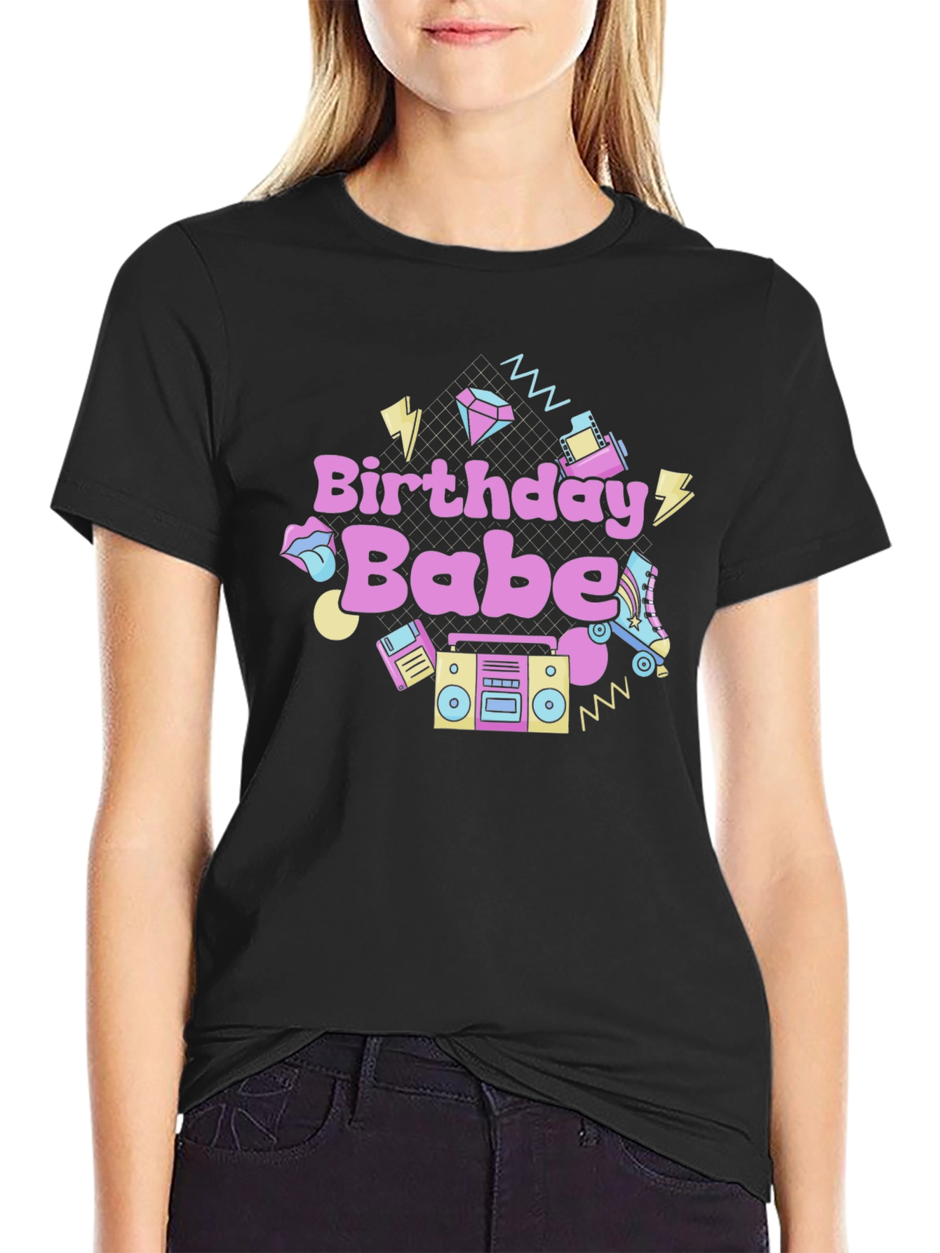 Birthday Babe Retro T-Shirt