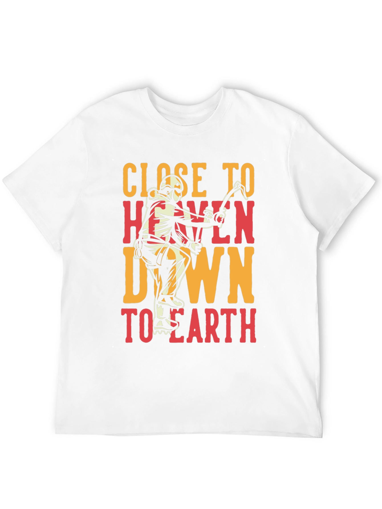 Close to Heaven Earth T-Shirt - Climbing Design